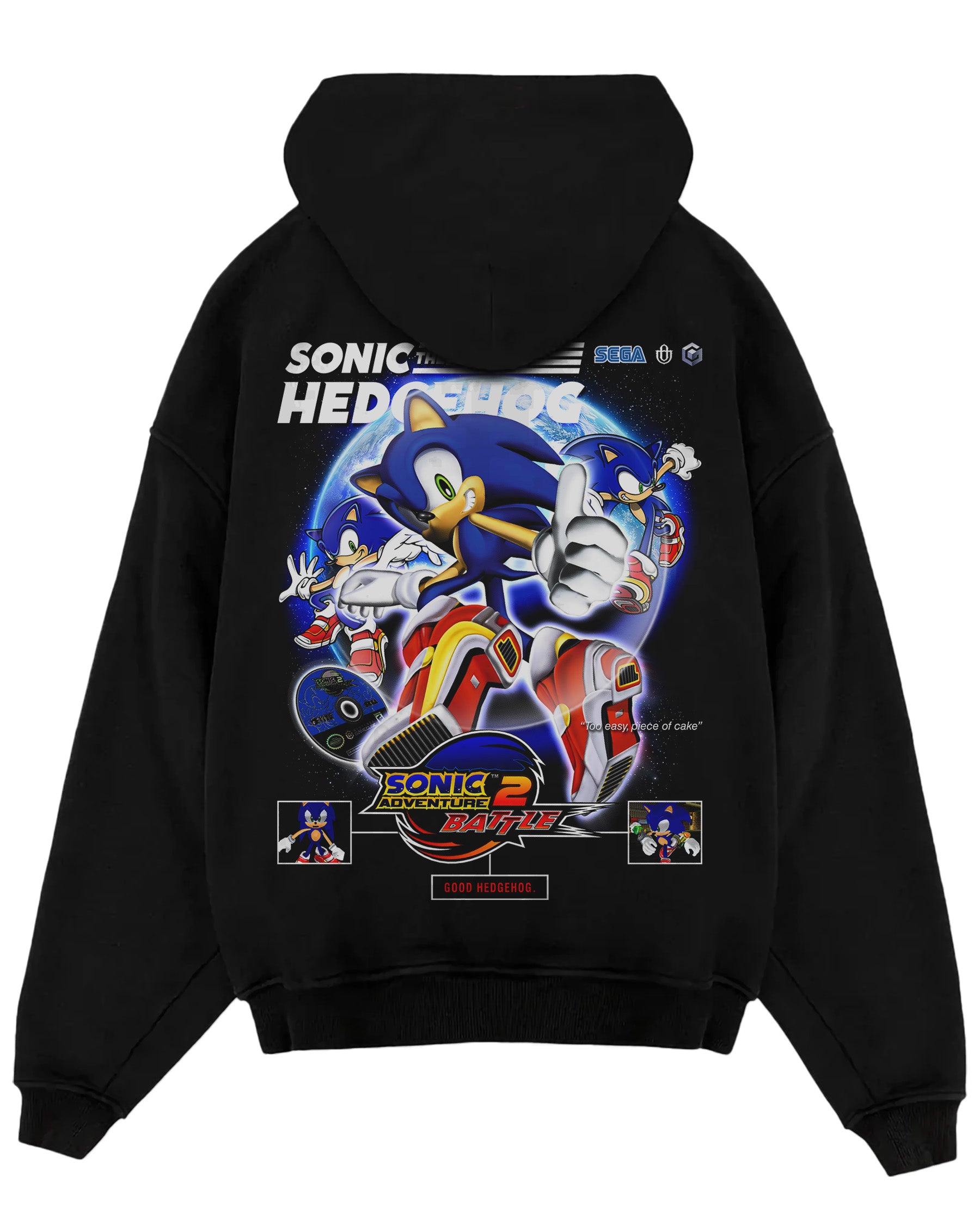 Video Games 'Sonic Adventure 2: Battle - Sonic the Hedgehog v2' Oversized Hoodie