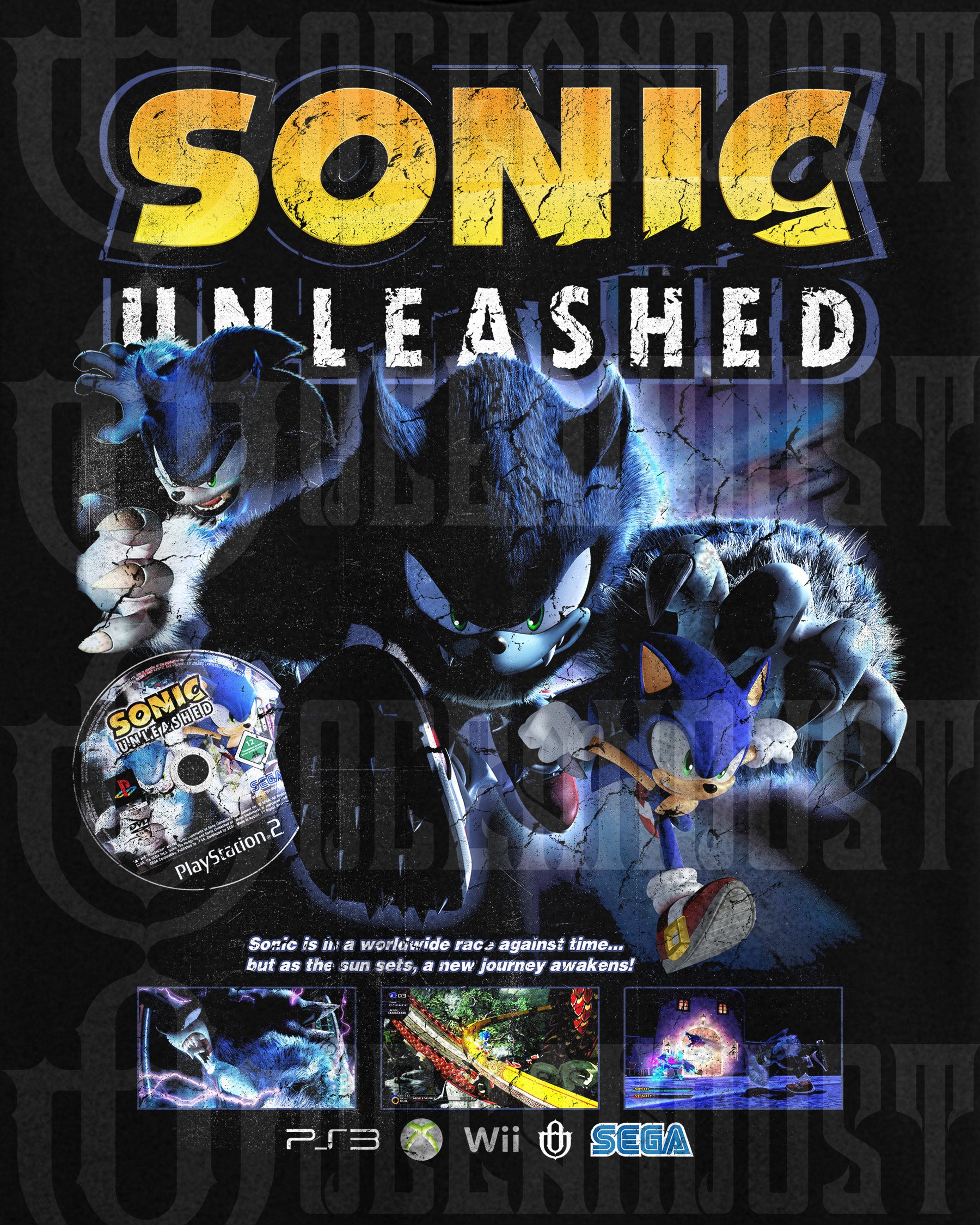 Video Games 'Sonic Unleashed' T-Shirt
