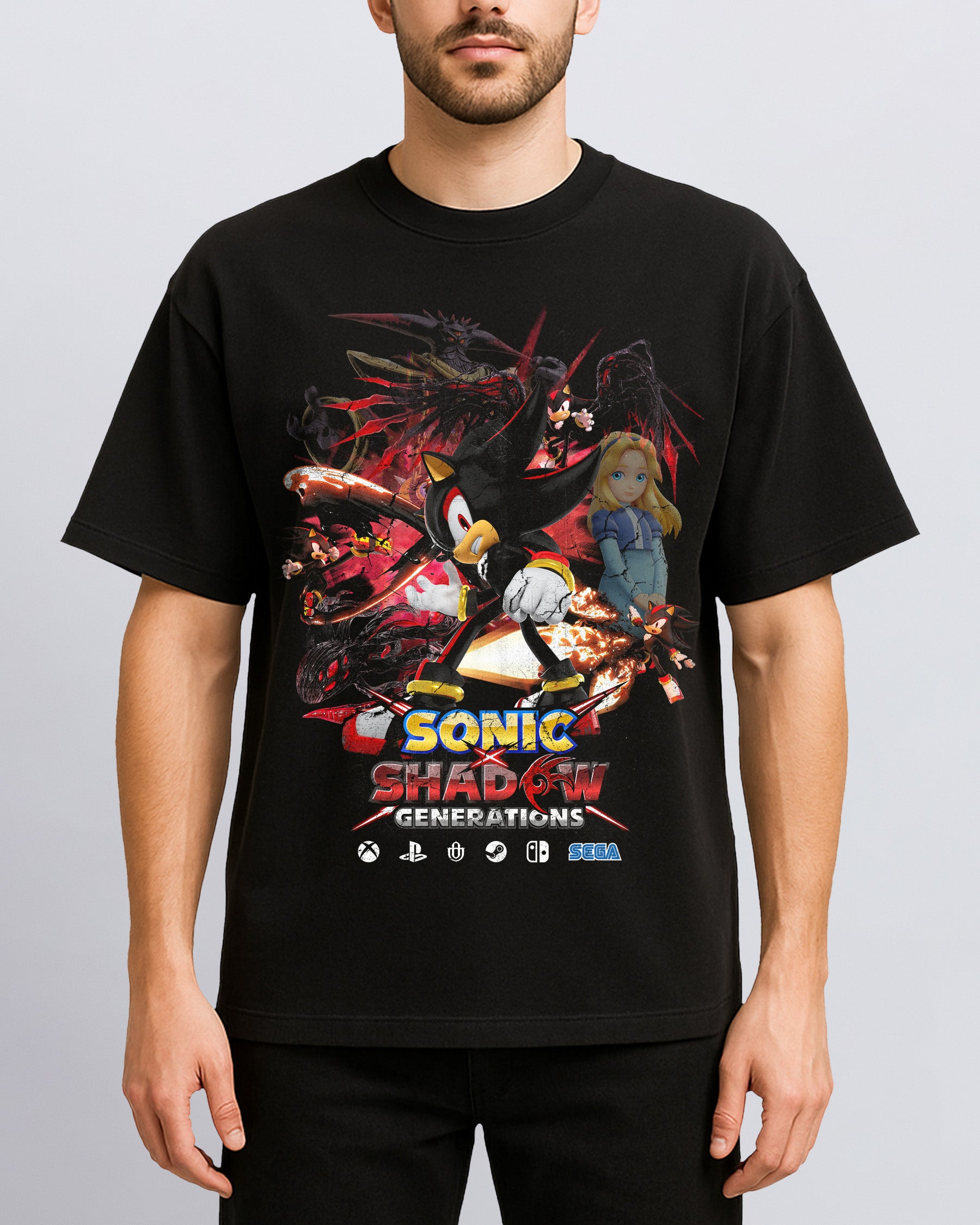 Video Games 'Sonic x Shadow Generations' T-Shirt