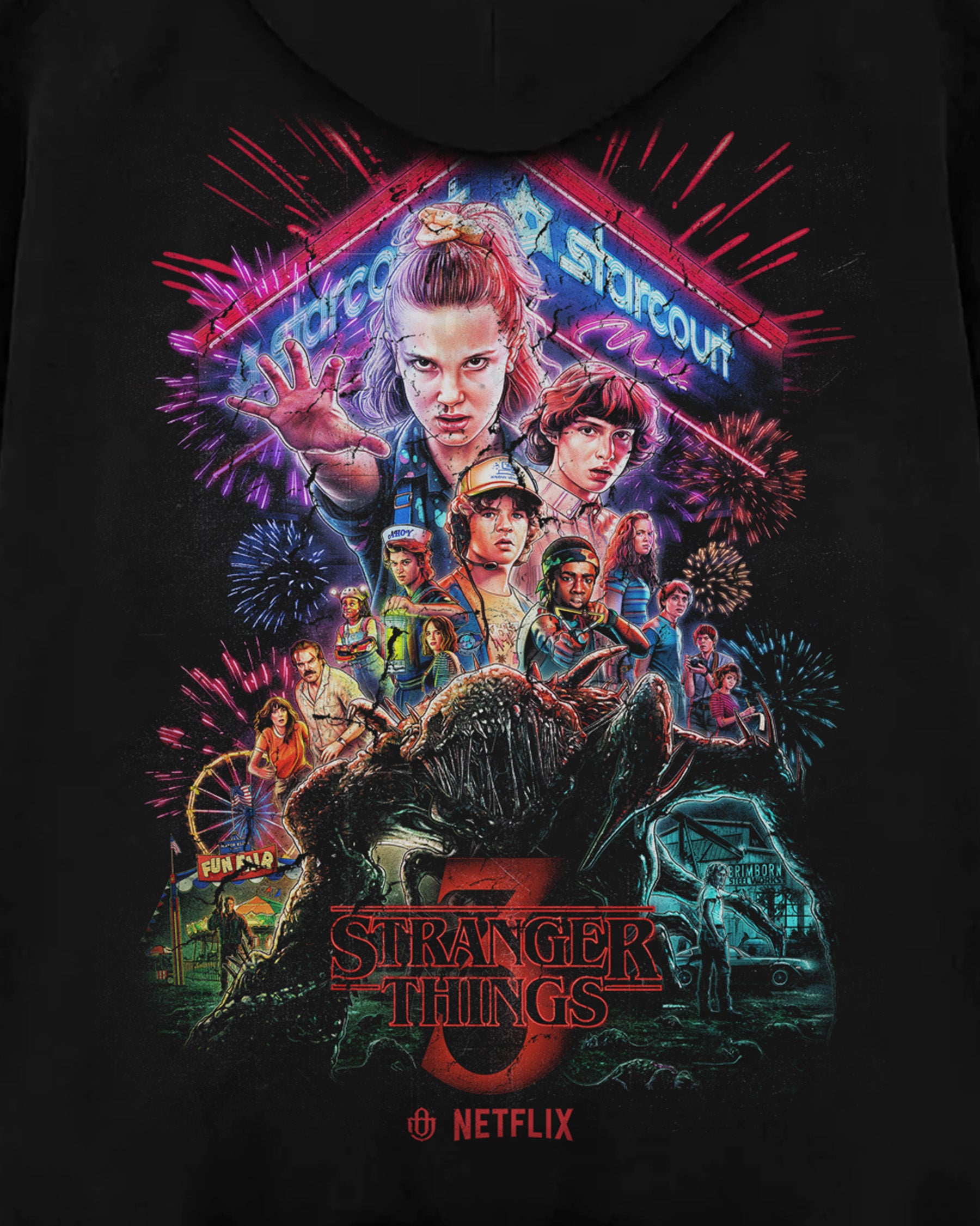 TV Shows 'Stranger Things 3' Oversized Hoodie