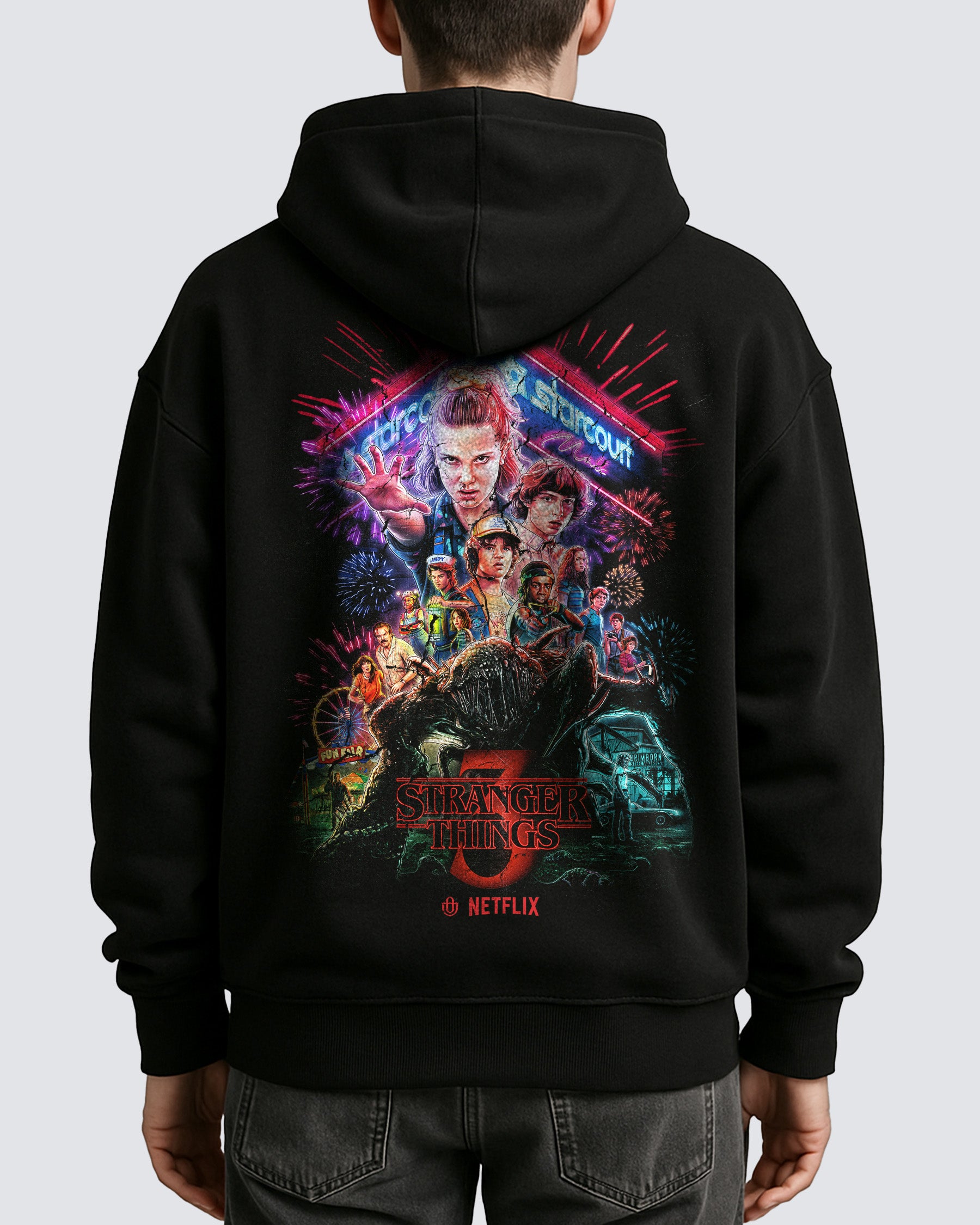 TV Shows 'Stranger Things 3' Oversized Hoodie