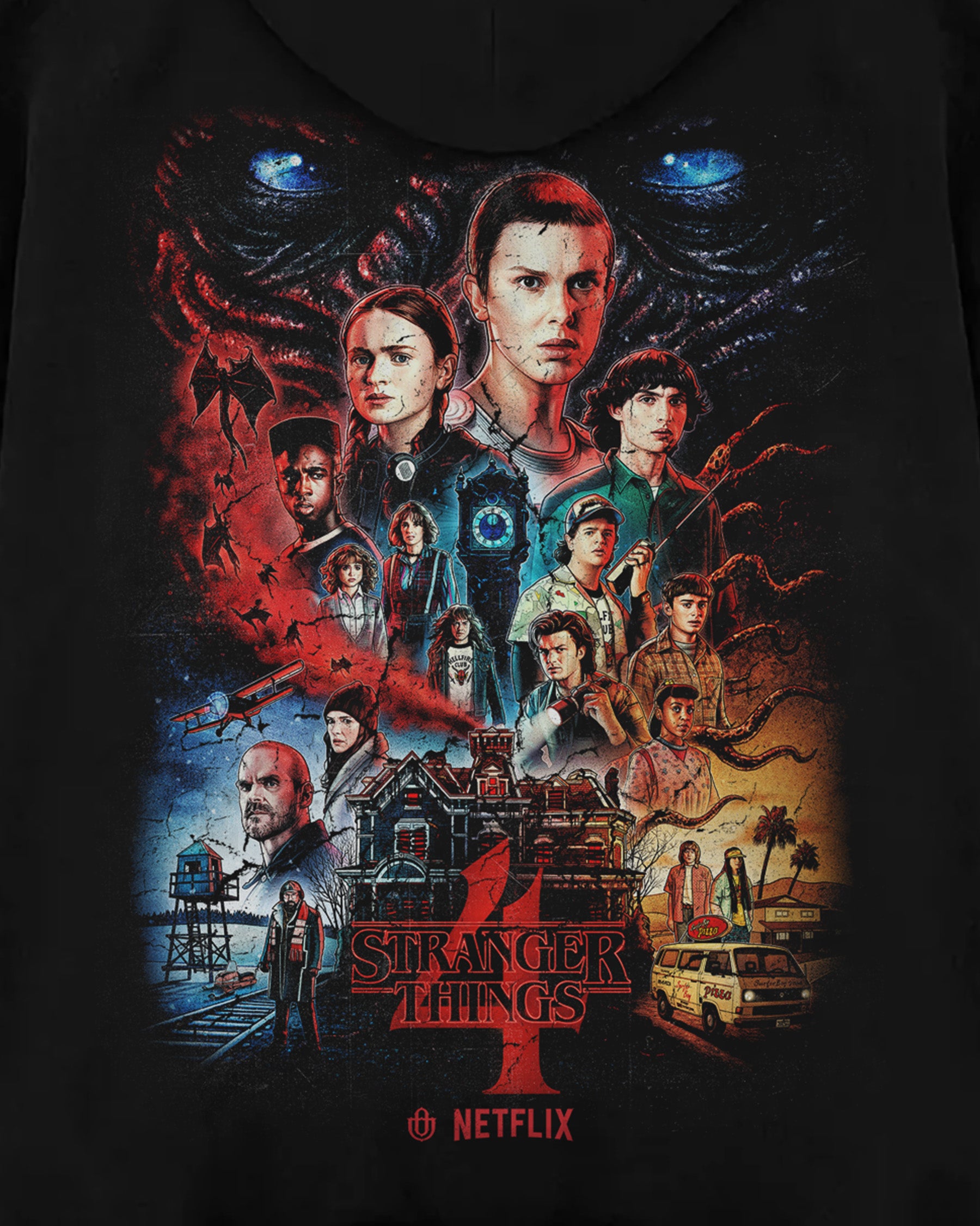 TV Shows 'Stranger Things 4' Oversized Hoodie