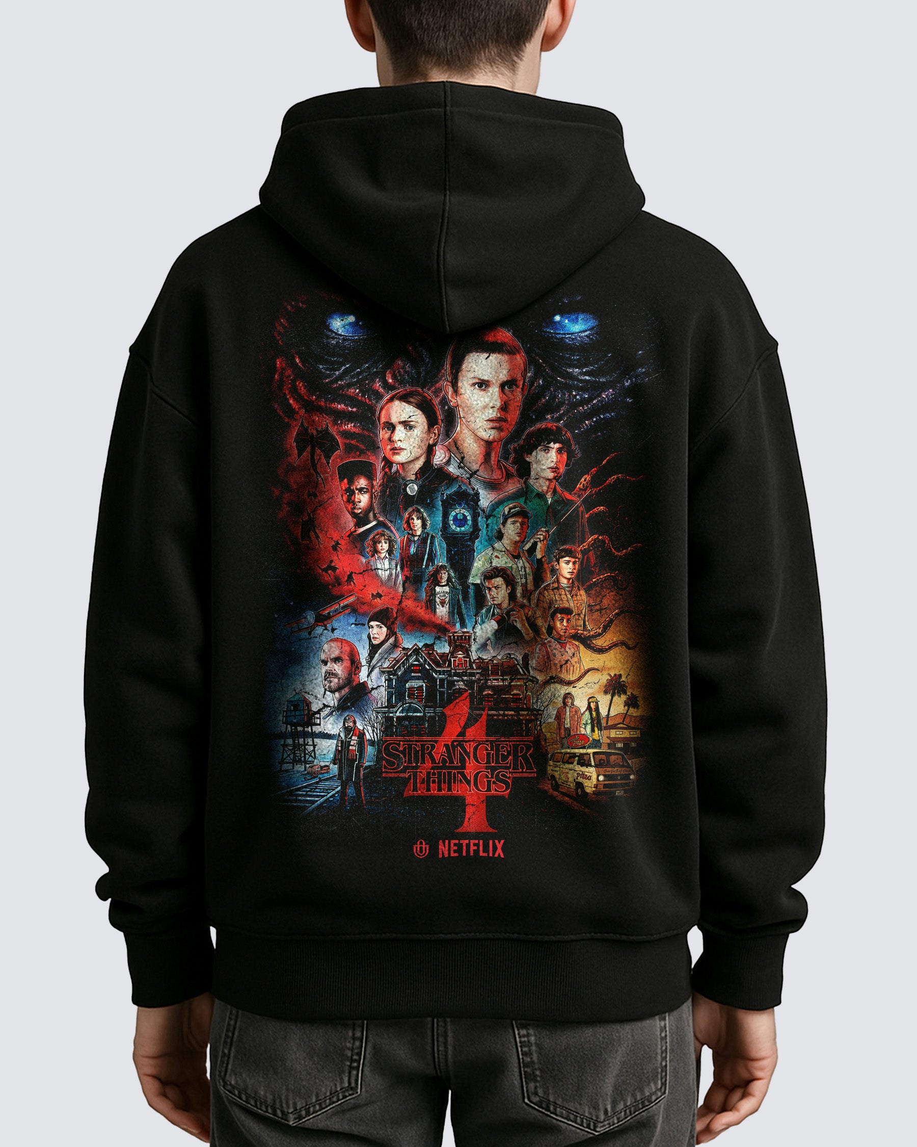 TV Shows 'Stranger Things 4' Oversized Hoodie