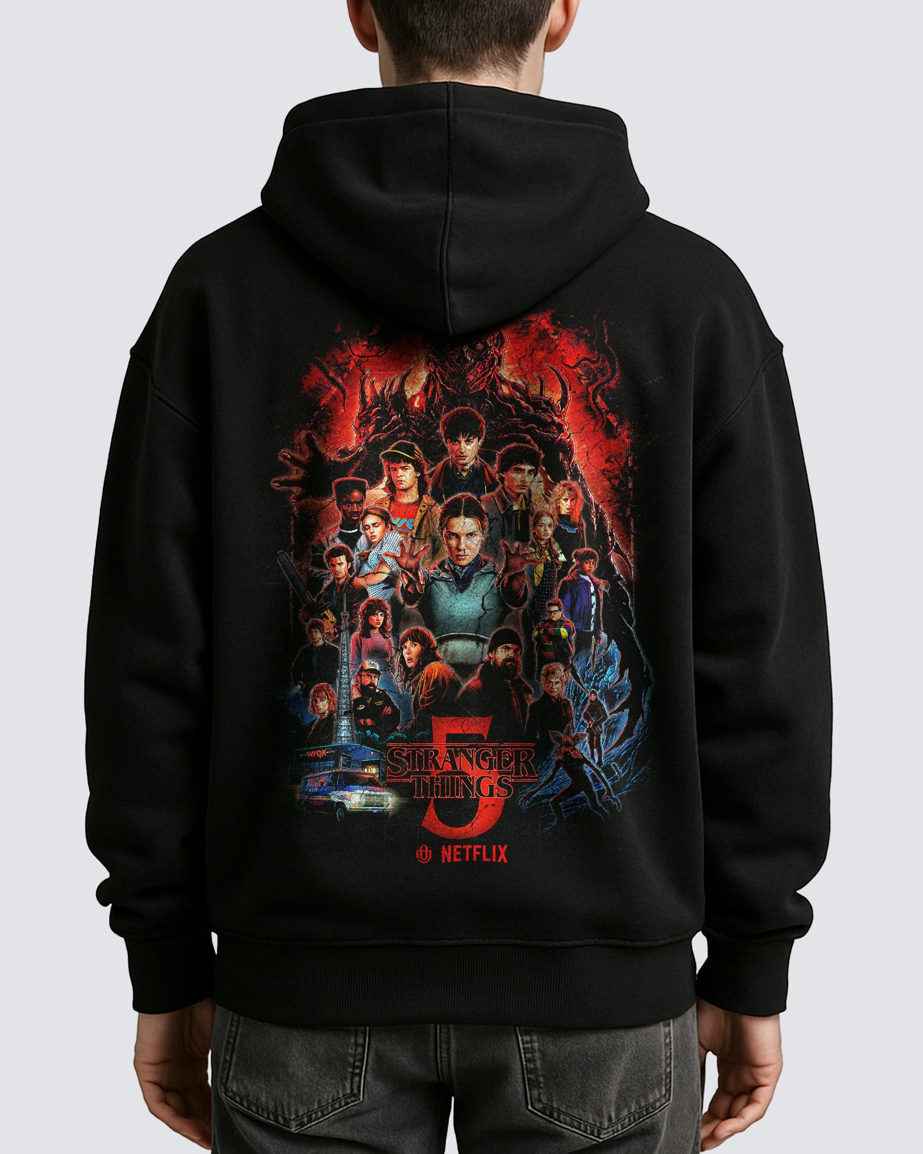 TV Shows 'Stranger Things 5' Oversized Hoodie