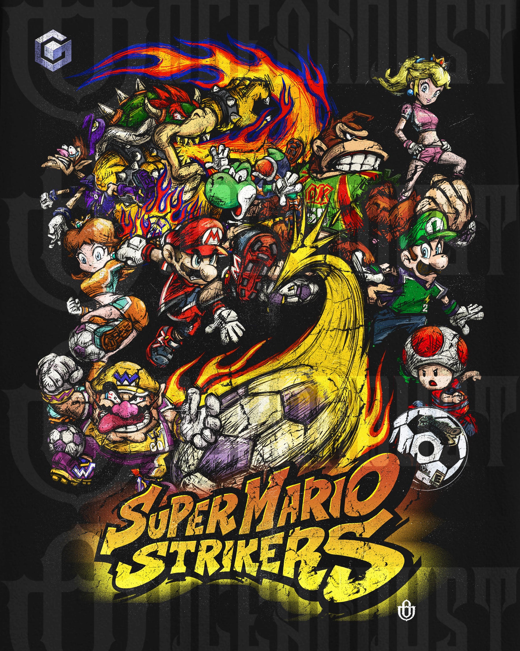 Video Games 'Super Mario Strikers' T-Shirt