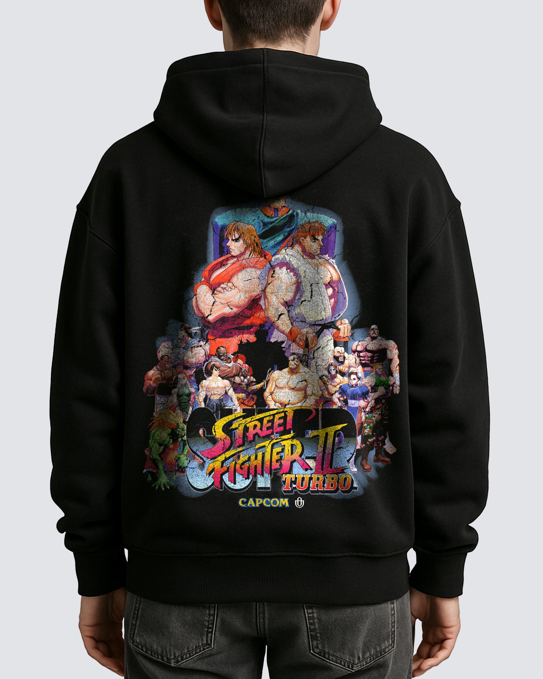 Video Games 'Super Street Fighter II Turbo' Oversized Hoodie