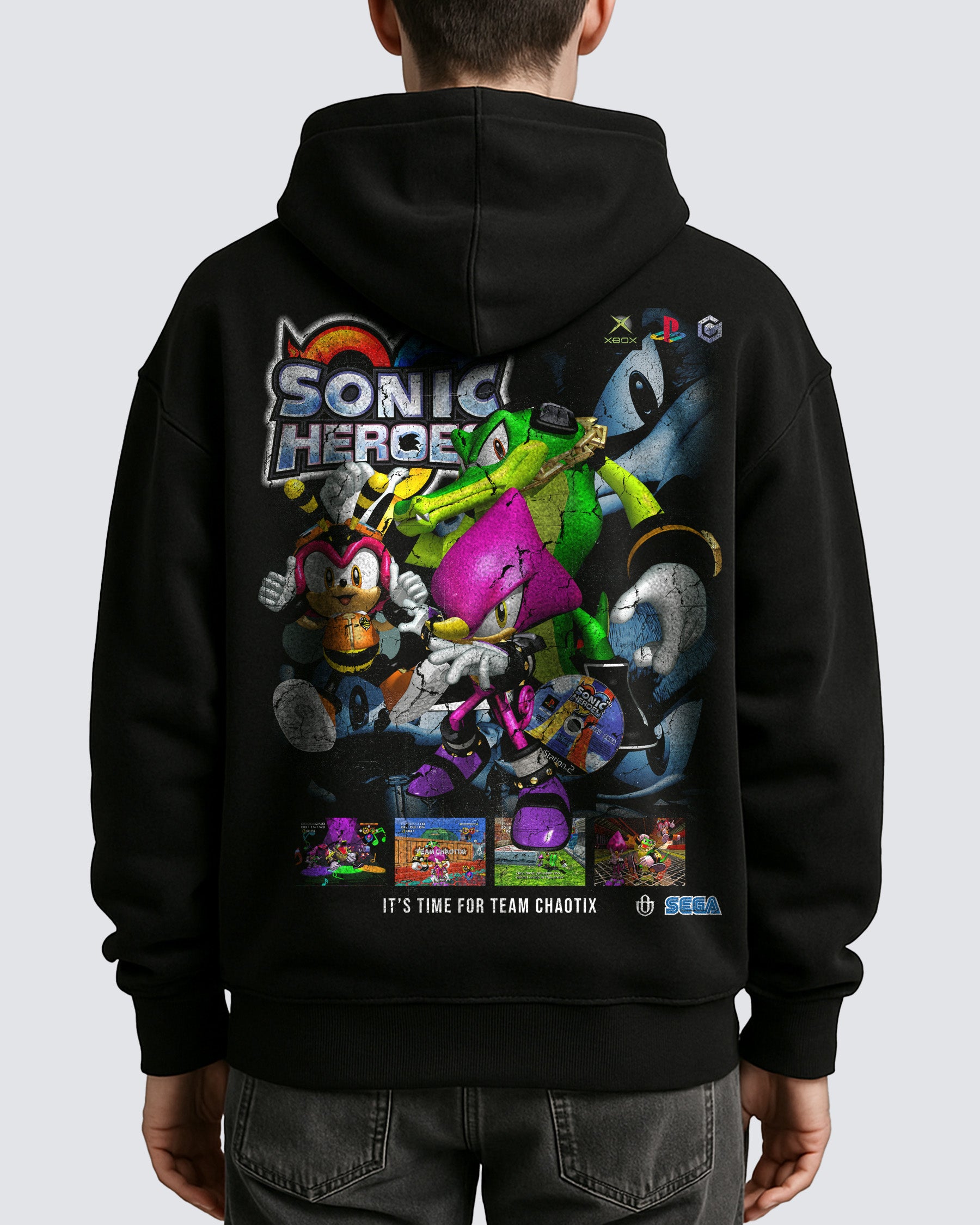 Video Games 'Sonic Heroes: Team Chaotix' Oversized Hoodie