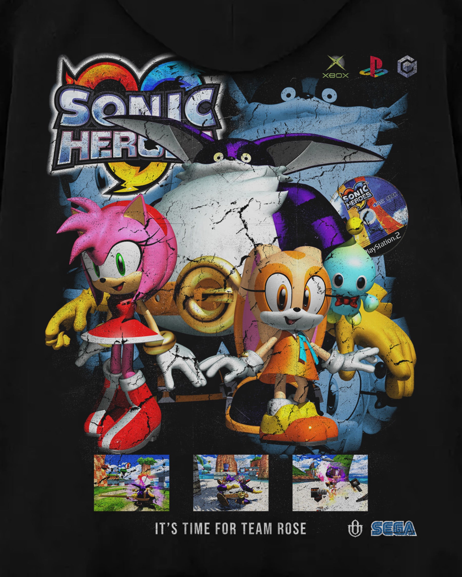 Video Games 'Sonic Heroes: Team Rose' Oversized Hoodie