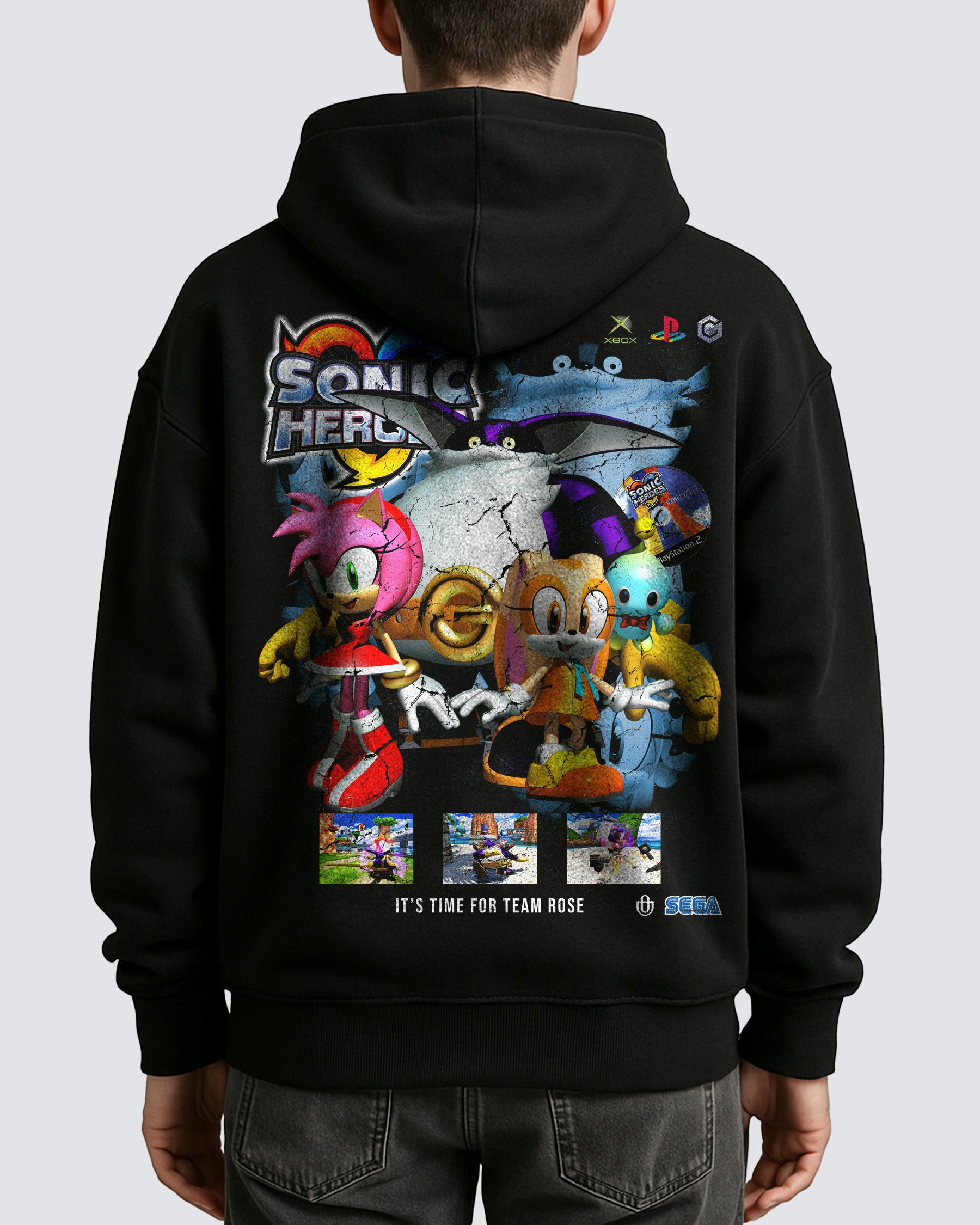 Video Games 'Sonic Heroes: Team Rose' Oversized Hoodie