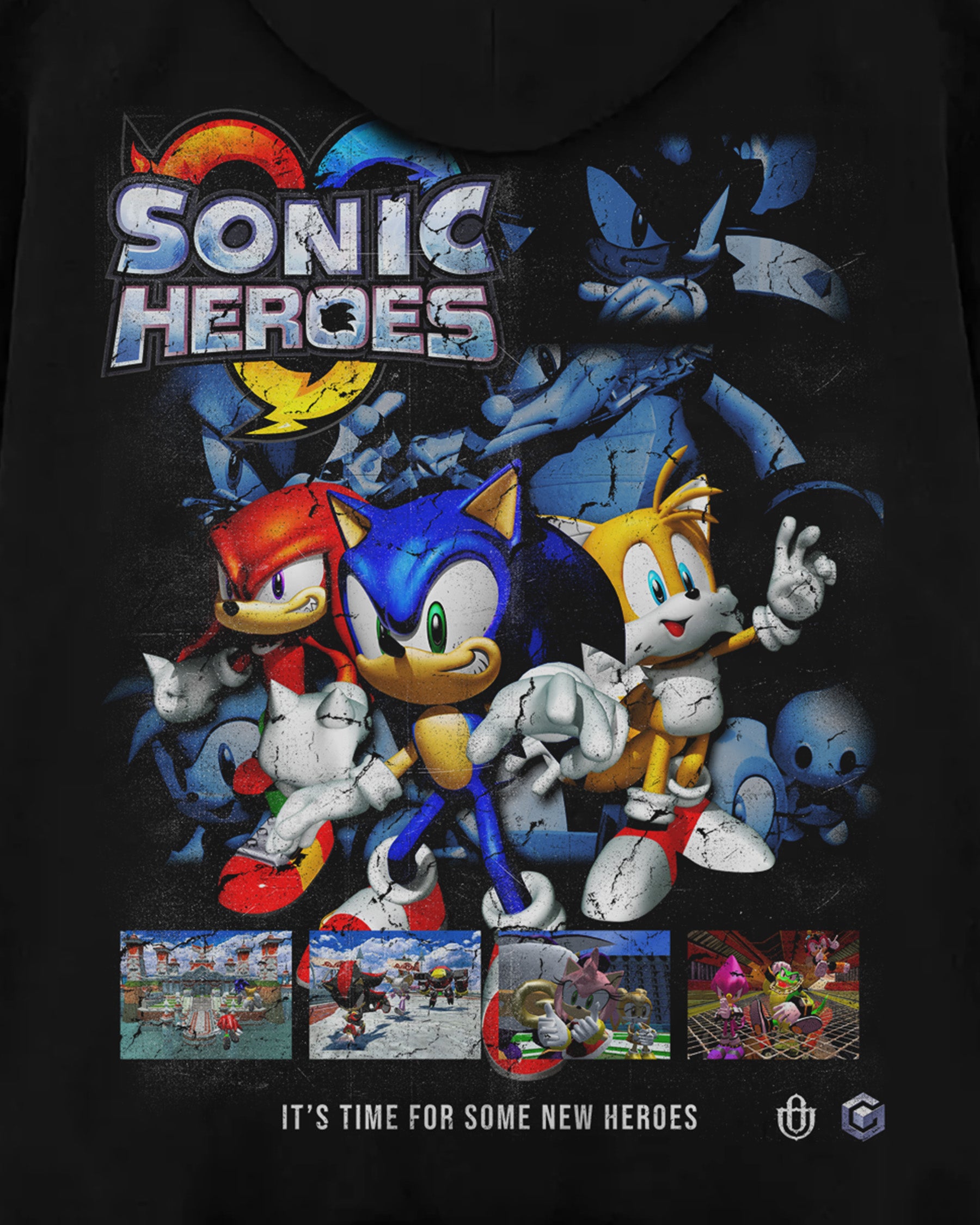 Video Games 'Sonic Heroes' Oversized Hoodie