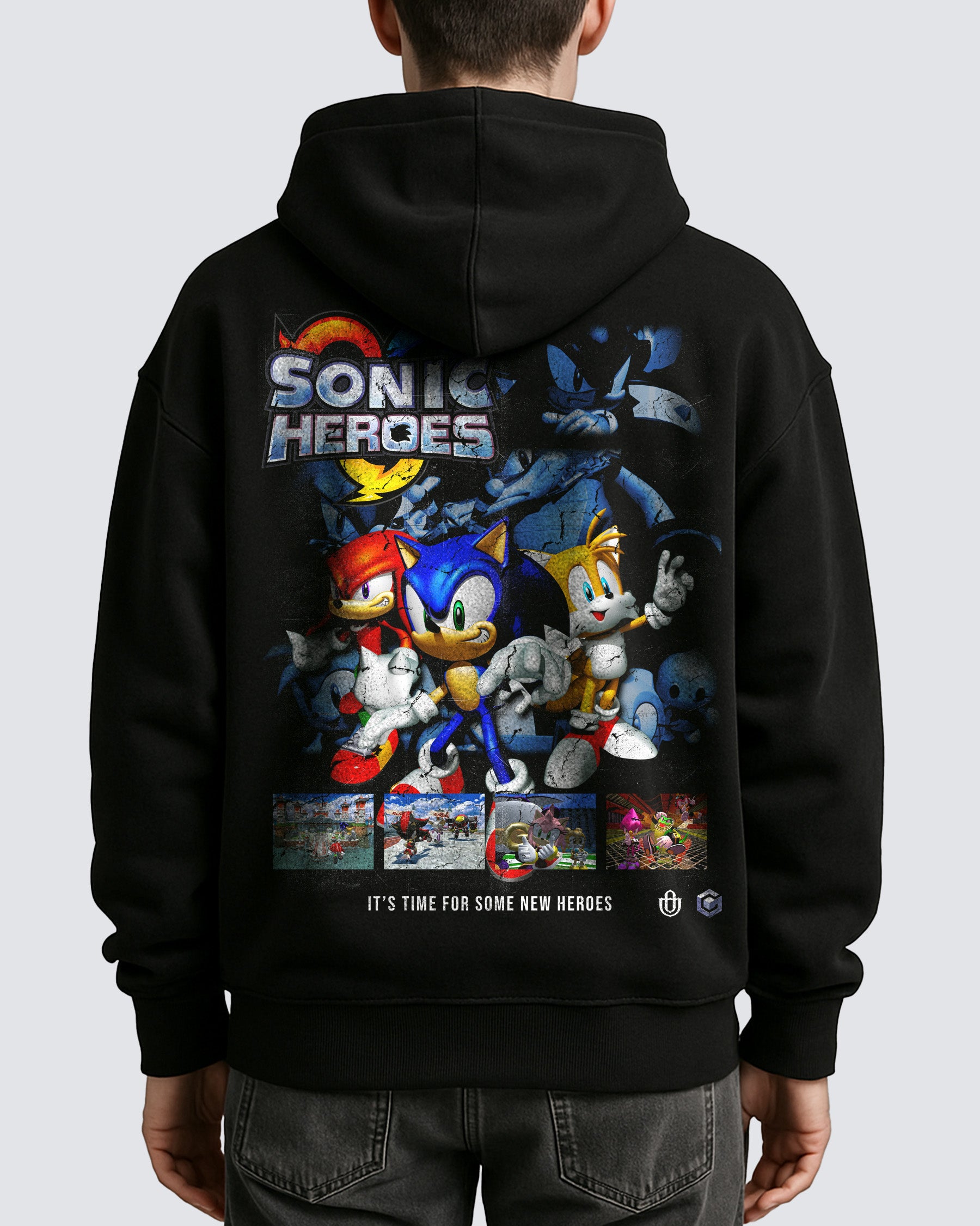 Video Games 'Sonic Heroes' Oversized Hoodie