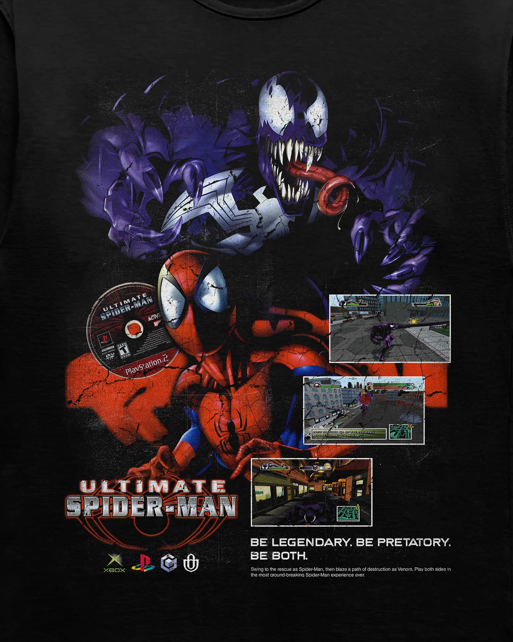 Video Games 'Ultimate Spider-Man' Staple T-Shirt