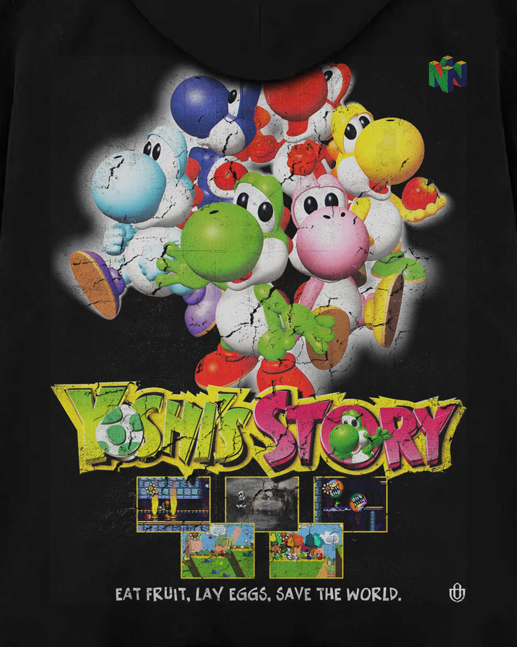 Video Games 'Yoshi's Story' Oversized Hoodie