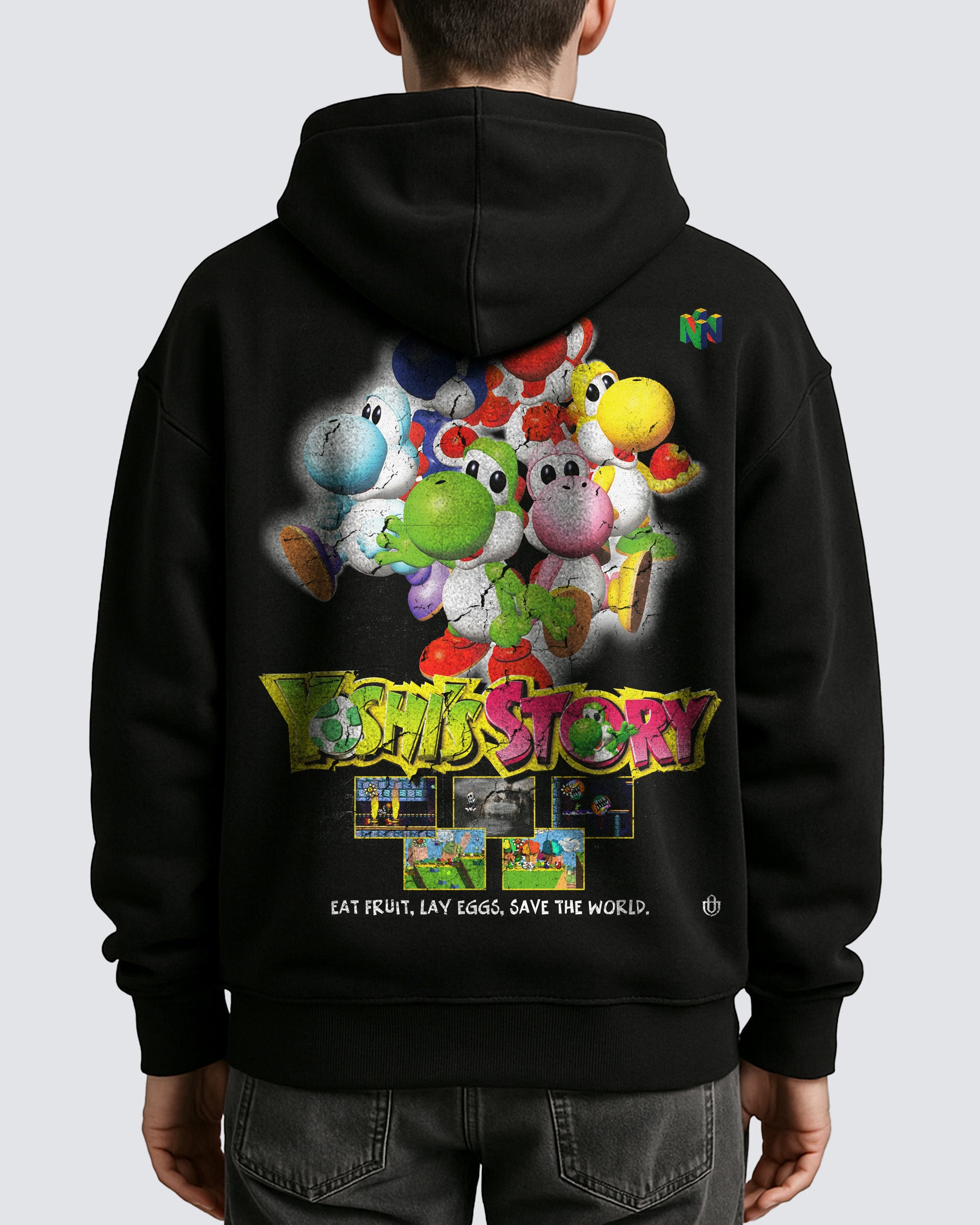 Video Games 'Yoshi's Story' Oversized Hoodie
