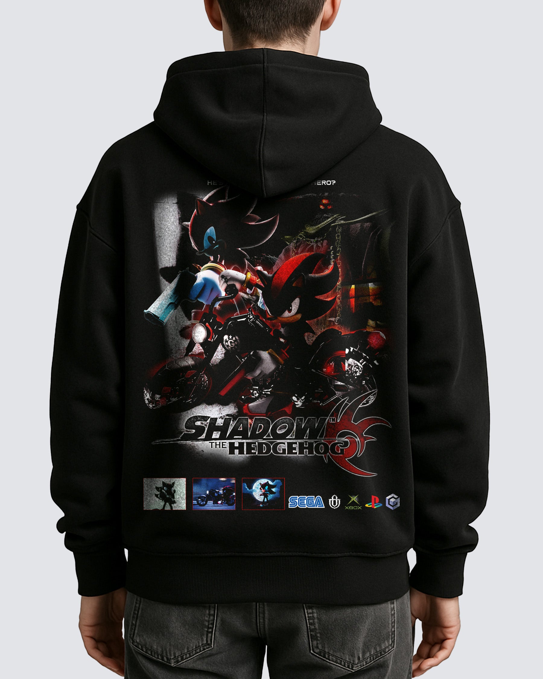 Video Games 'Shadow the Hedgehog' Oversized Hoodie