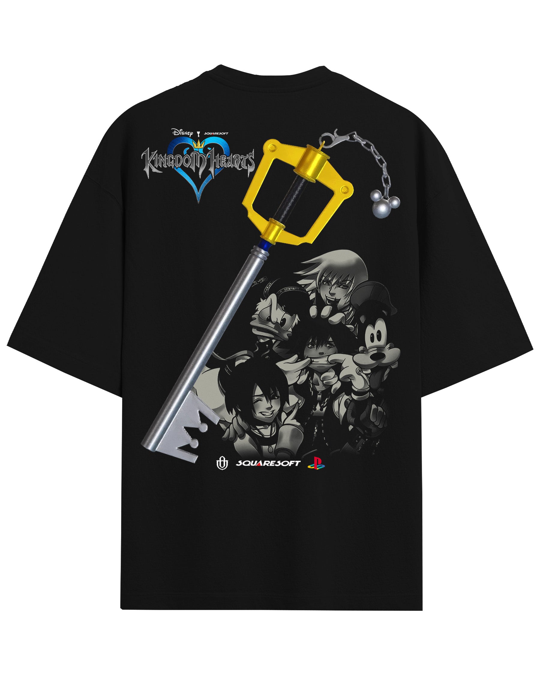 Video Games 'Kingdom Hearts - Keyblade' Back T-Shirt