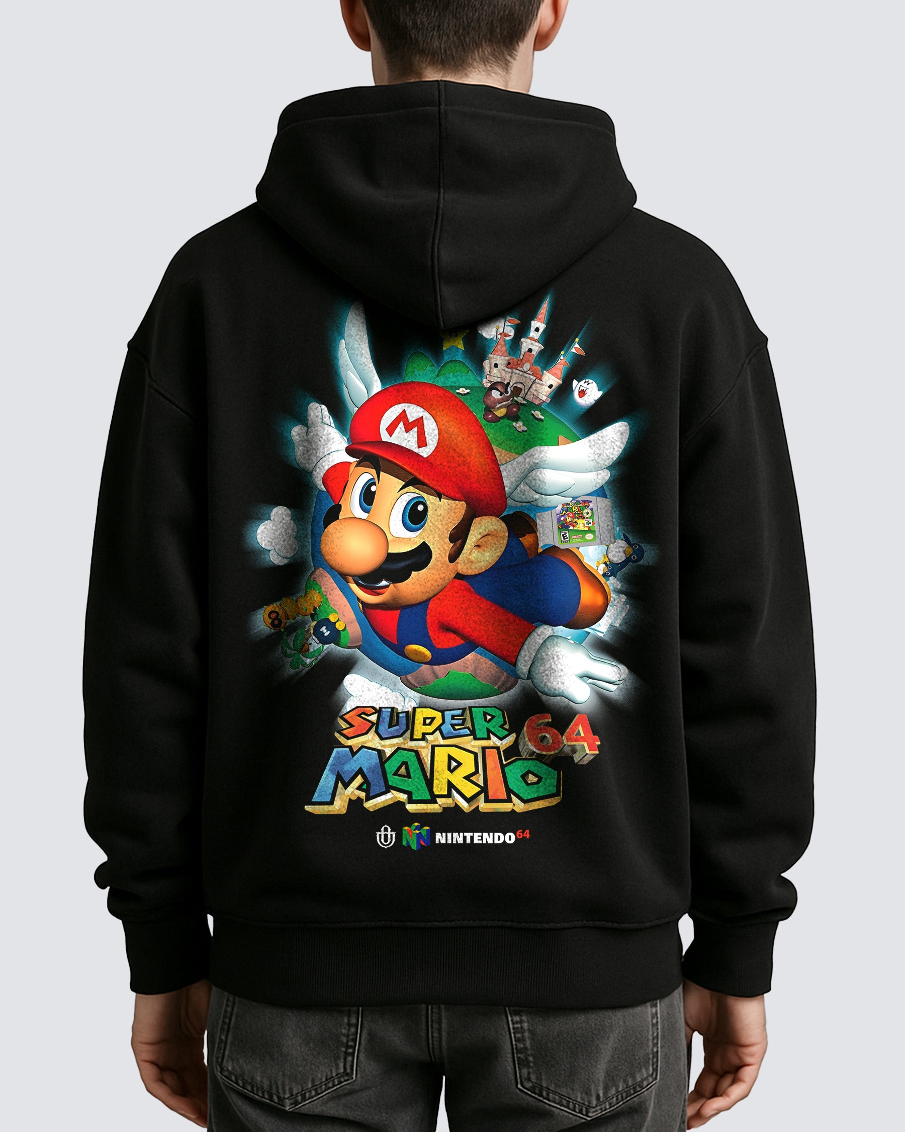 Video Games 'Super Mario 64 v1' Oversized Hoodie