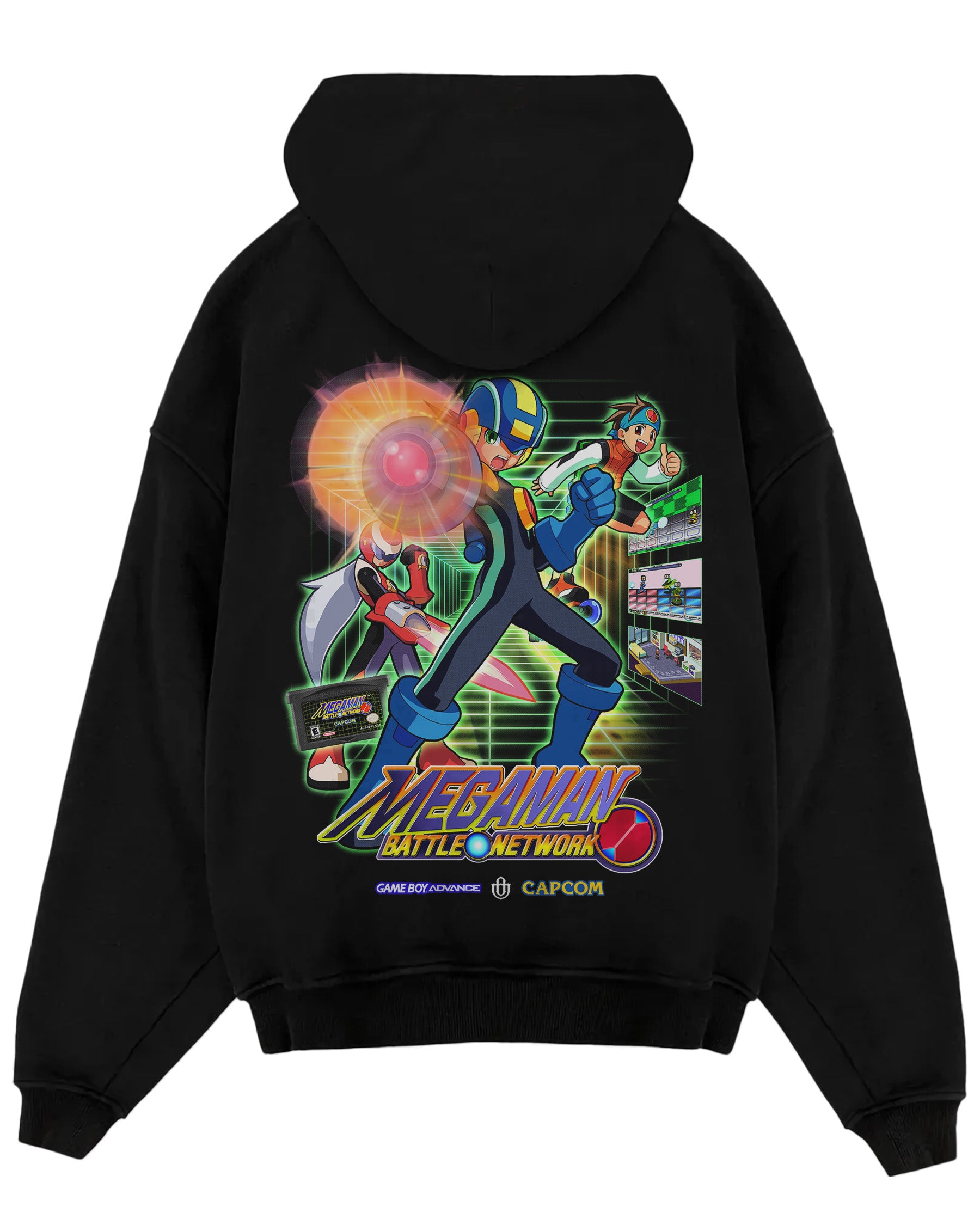 Video Games 'Mega Man Battle Network' Oversized Hoodie