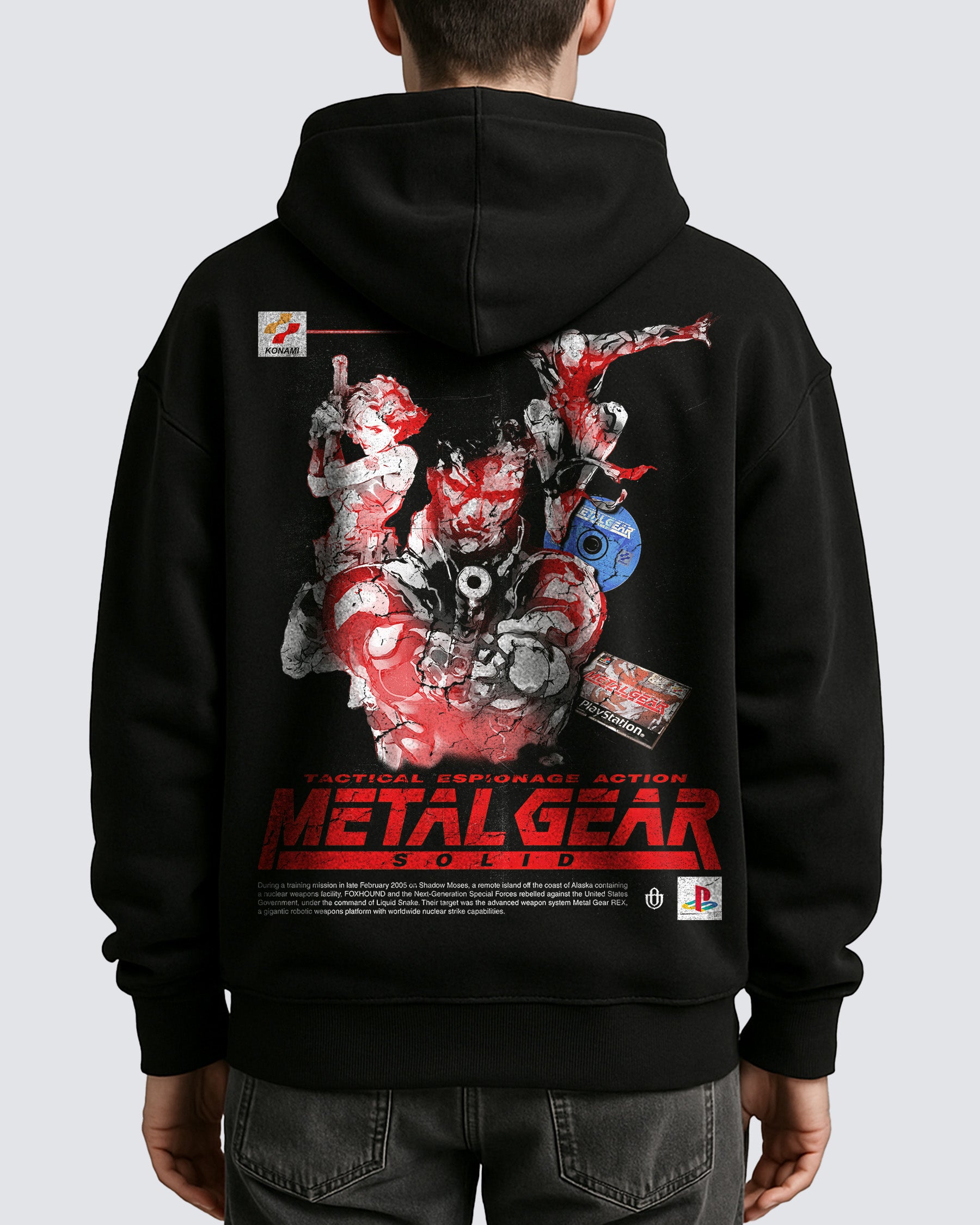 Video Games 'Metal Gear Solid' Oversized Hoodie