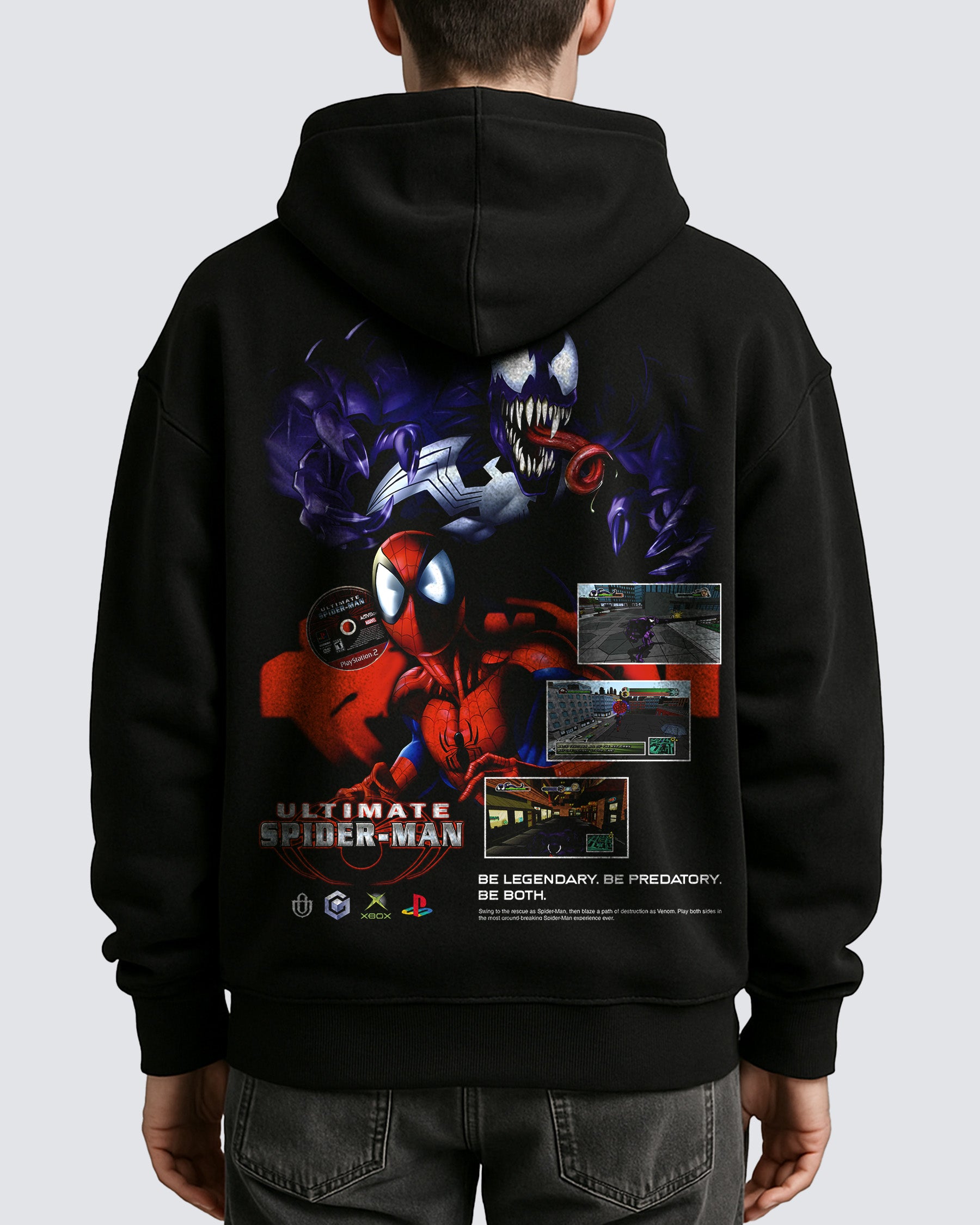 Video Games 'Ultimate Spider-Man' Oversized Hoodie
