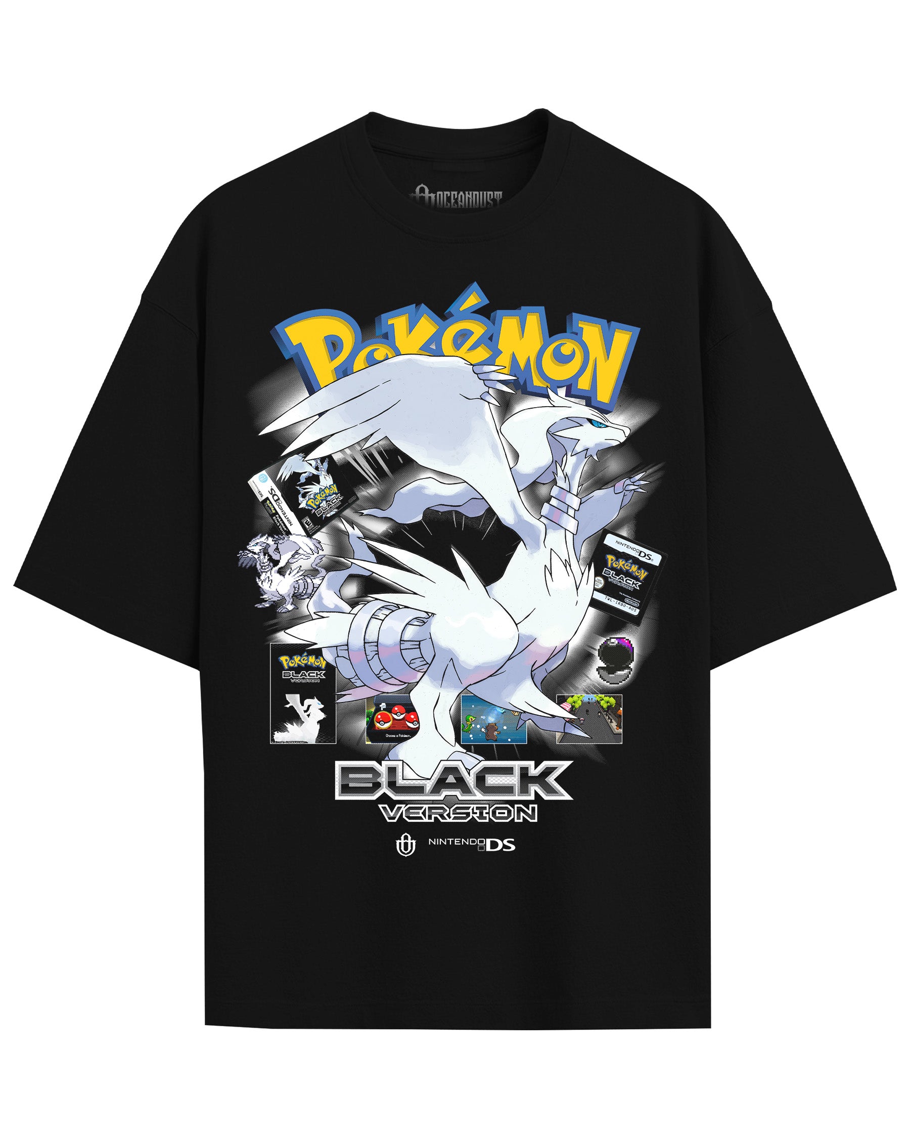 Video Games 'PKMN Black Version' Front T-Shirt