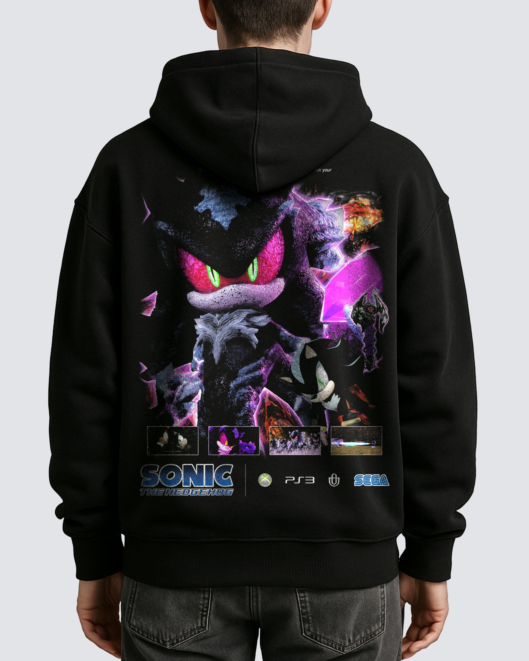Video Games 'Sonic the Hedgehog 06 - Mephiles the Dark' Oversized Hoodie