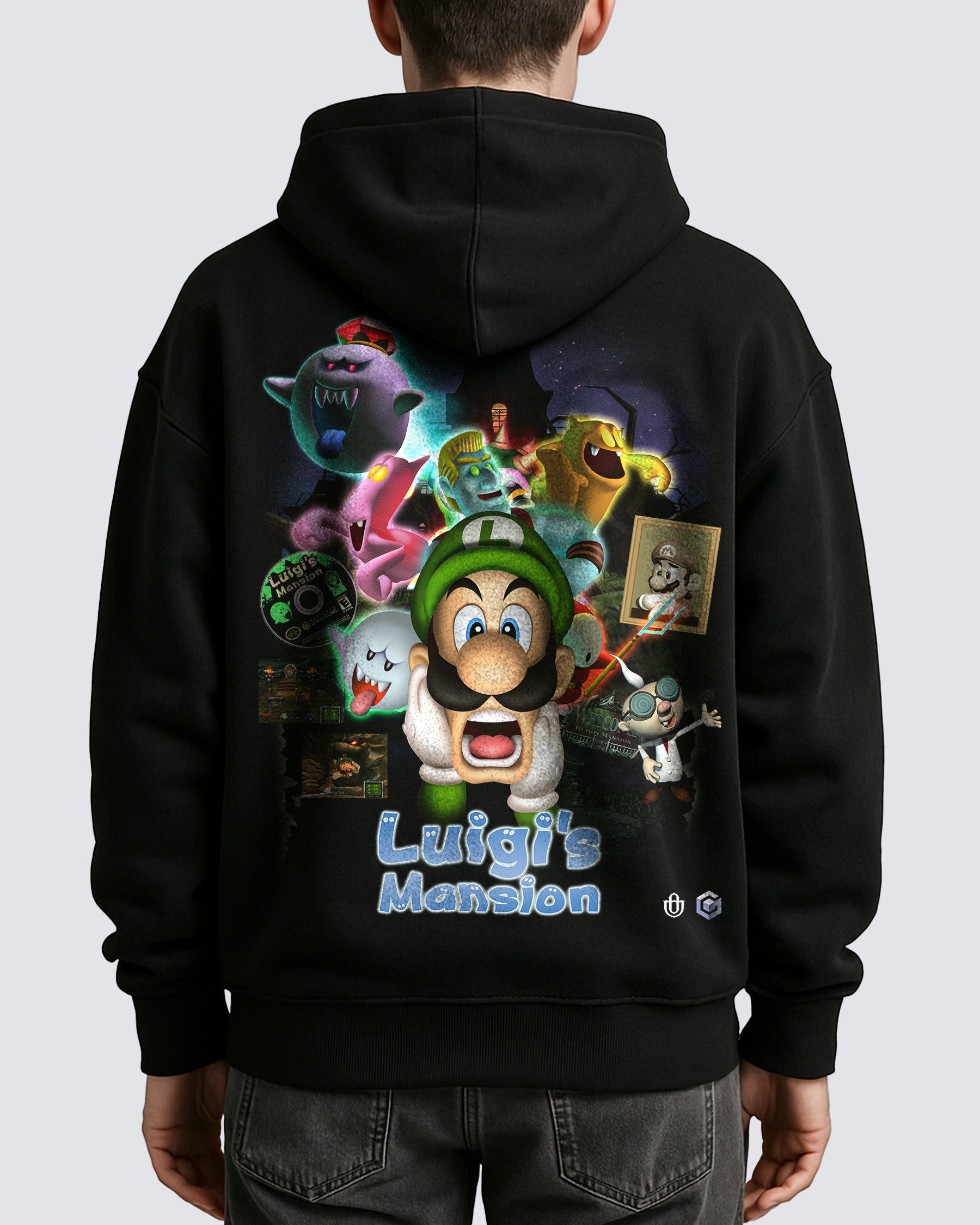 Video Games 'Luigi's Mansion' Oversized Hoodie