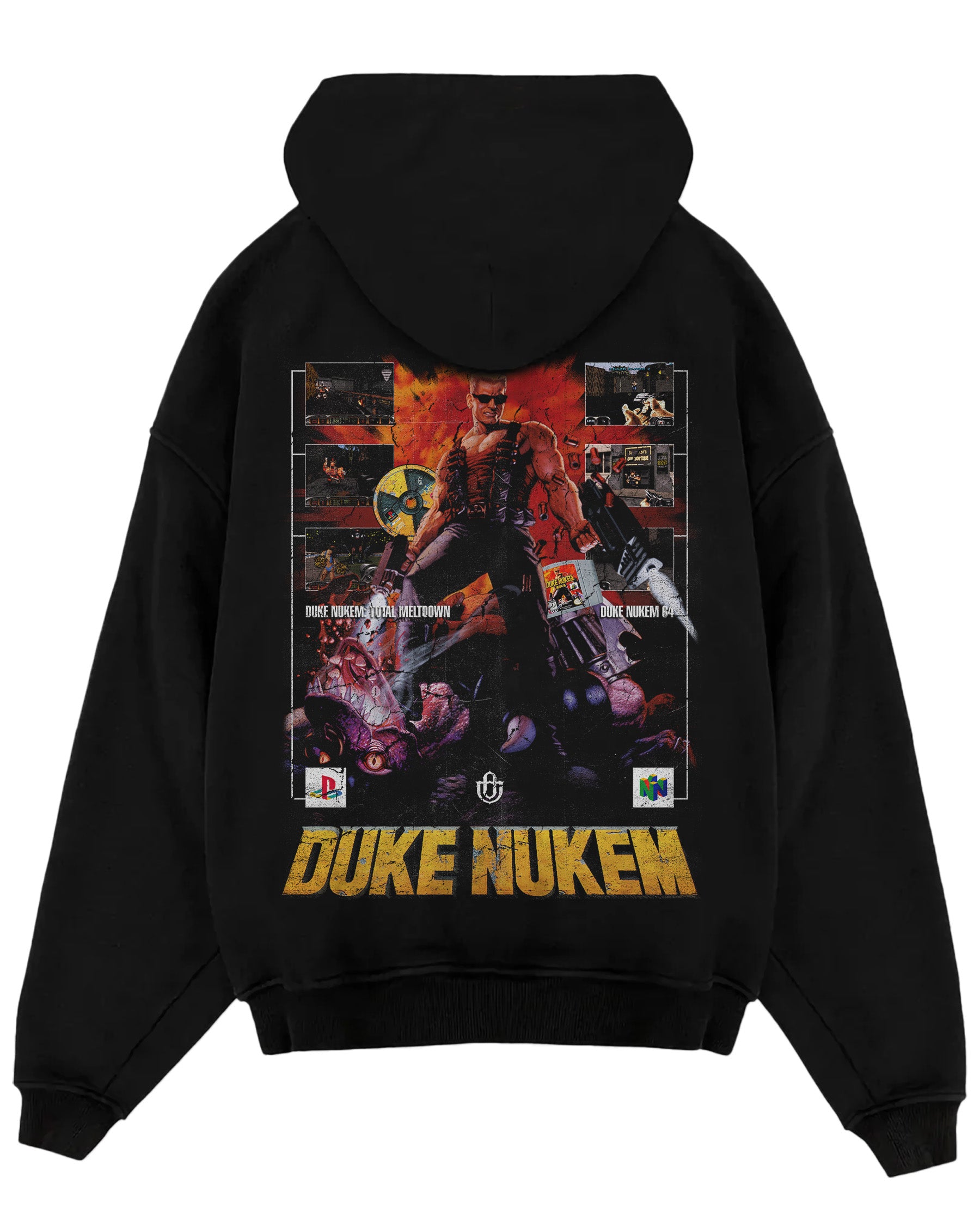 Video Games 'Duke Nukem' Oversized Hoodie