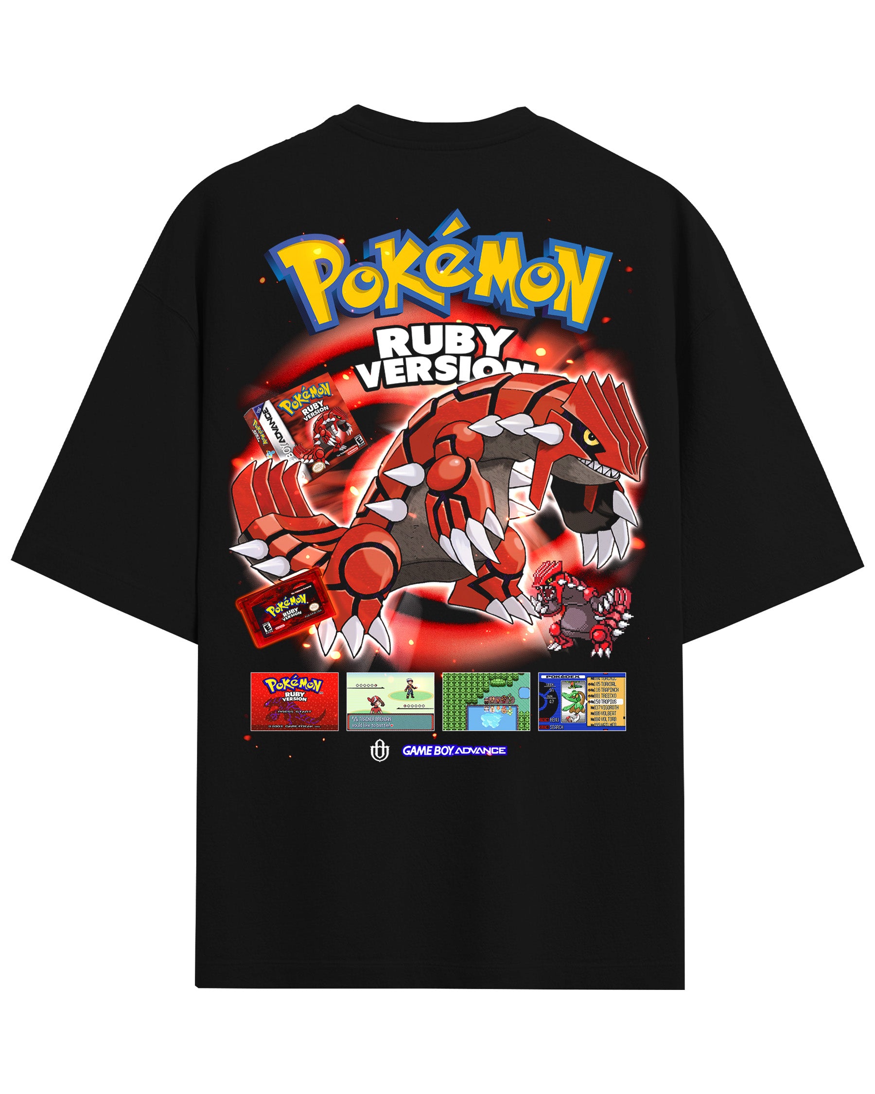 Video Games 'PKMN Ruby' Back T-Shirt