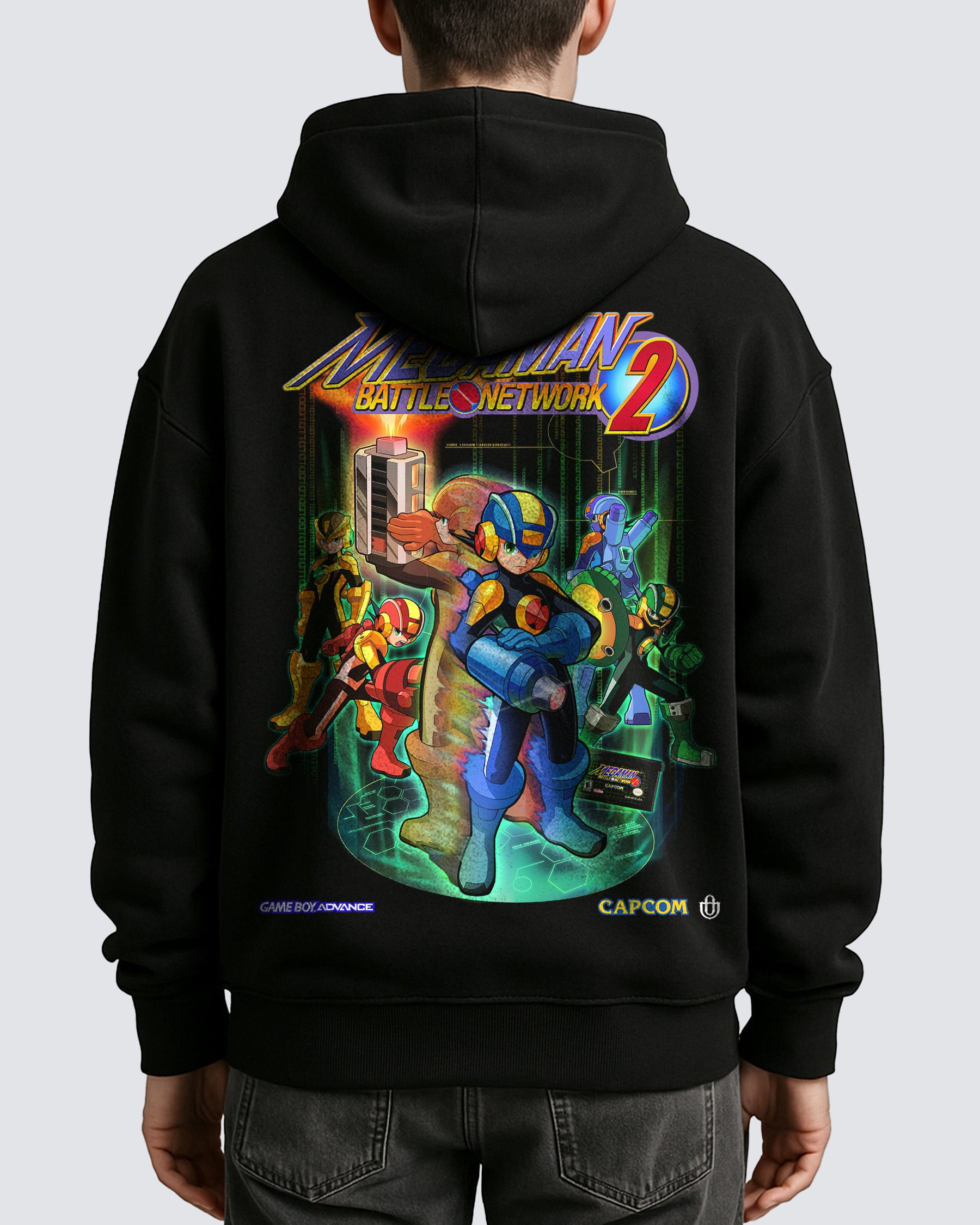 Video Games 'Mega Man Battle Network 2' Oversized Hoodie