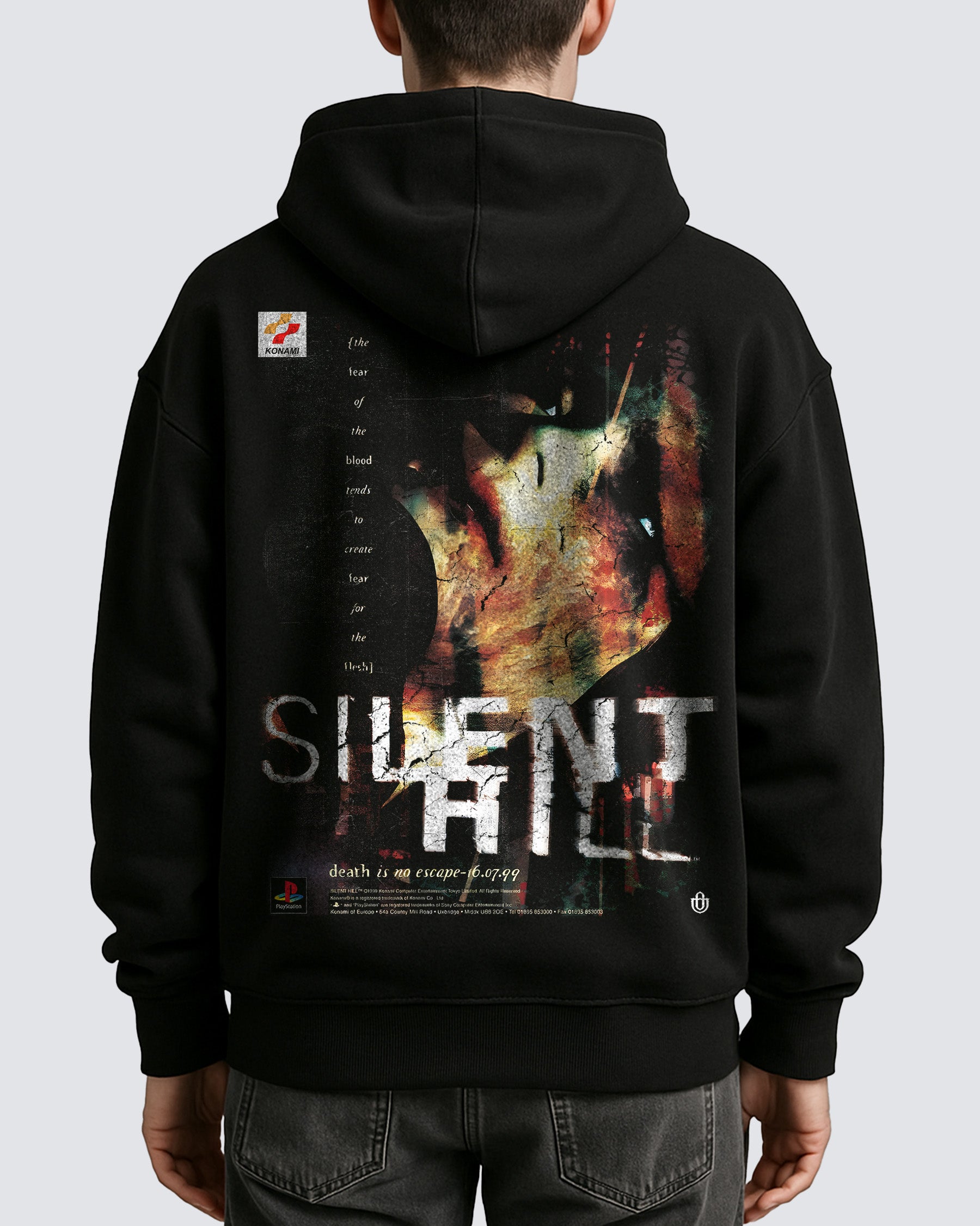 Video Games 'Silent Hill' Oversized Hoodie