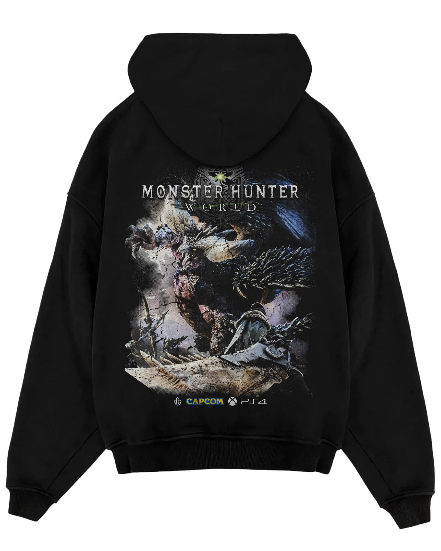 Video Games 'Monster Hunter World v2' Oversized Hoodie