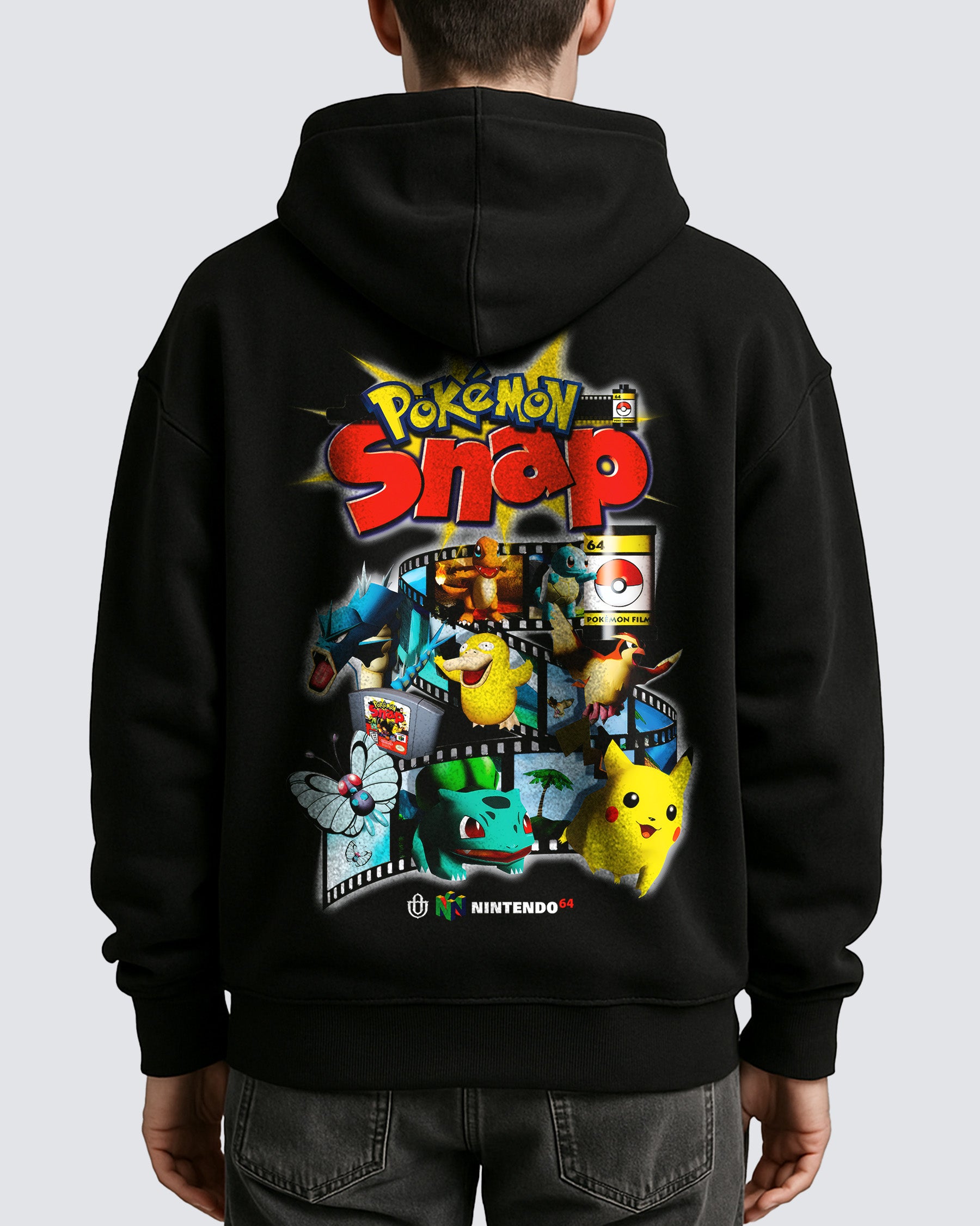Video Games 'Pokemon Snap' Oversized Hoodie