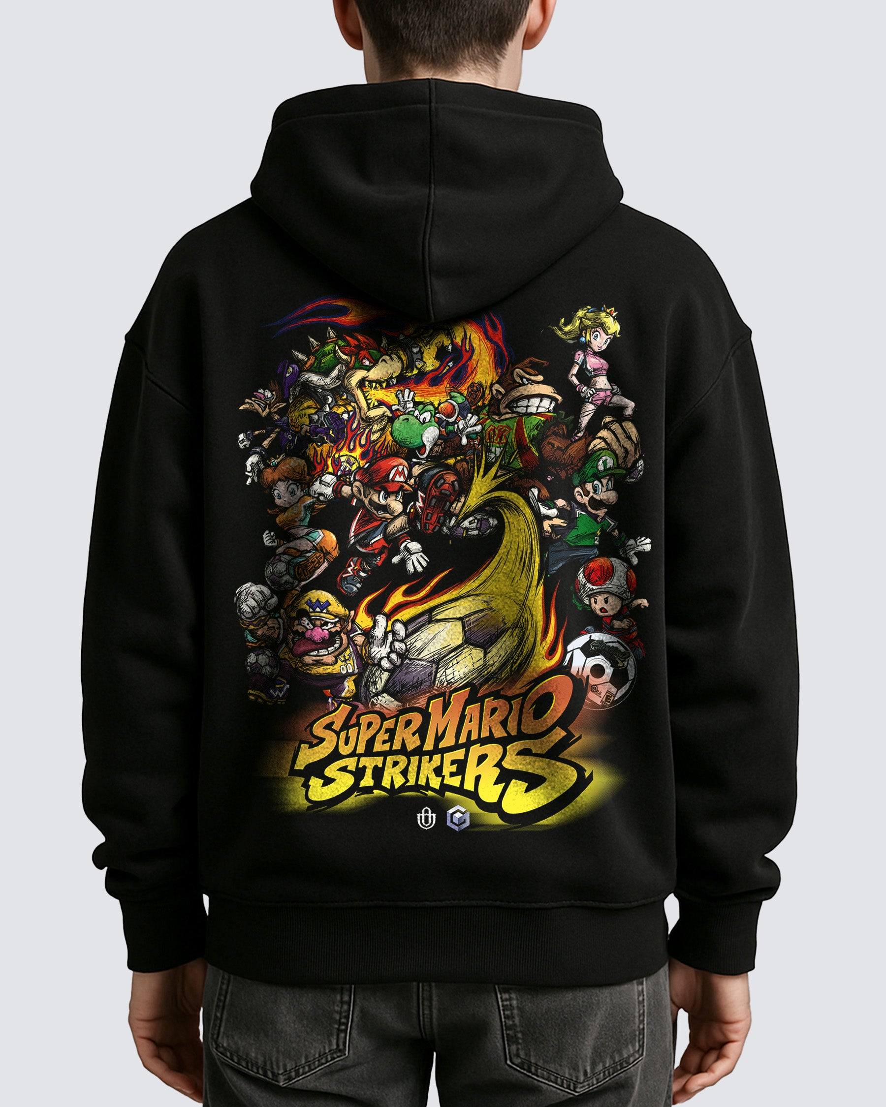 Video Games 'Super Mario Strickers' Oversized Hoodie