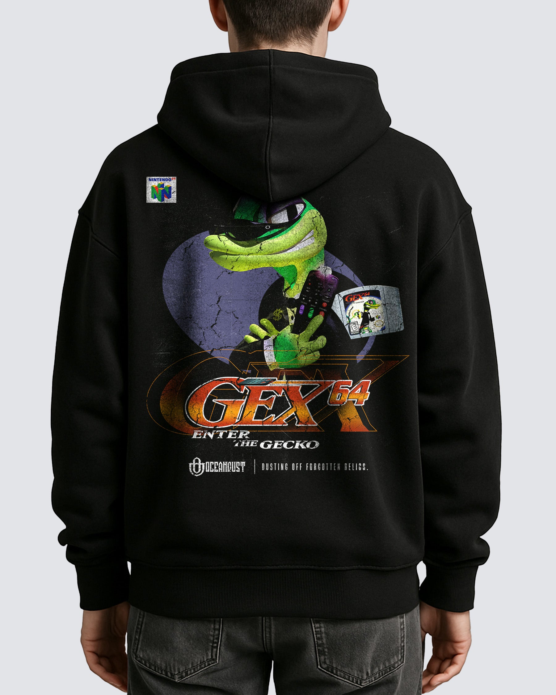 Video Games 'Gex 64' Oversized Hoodie