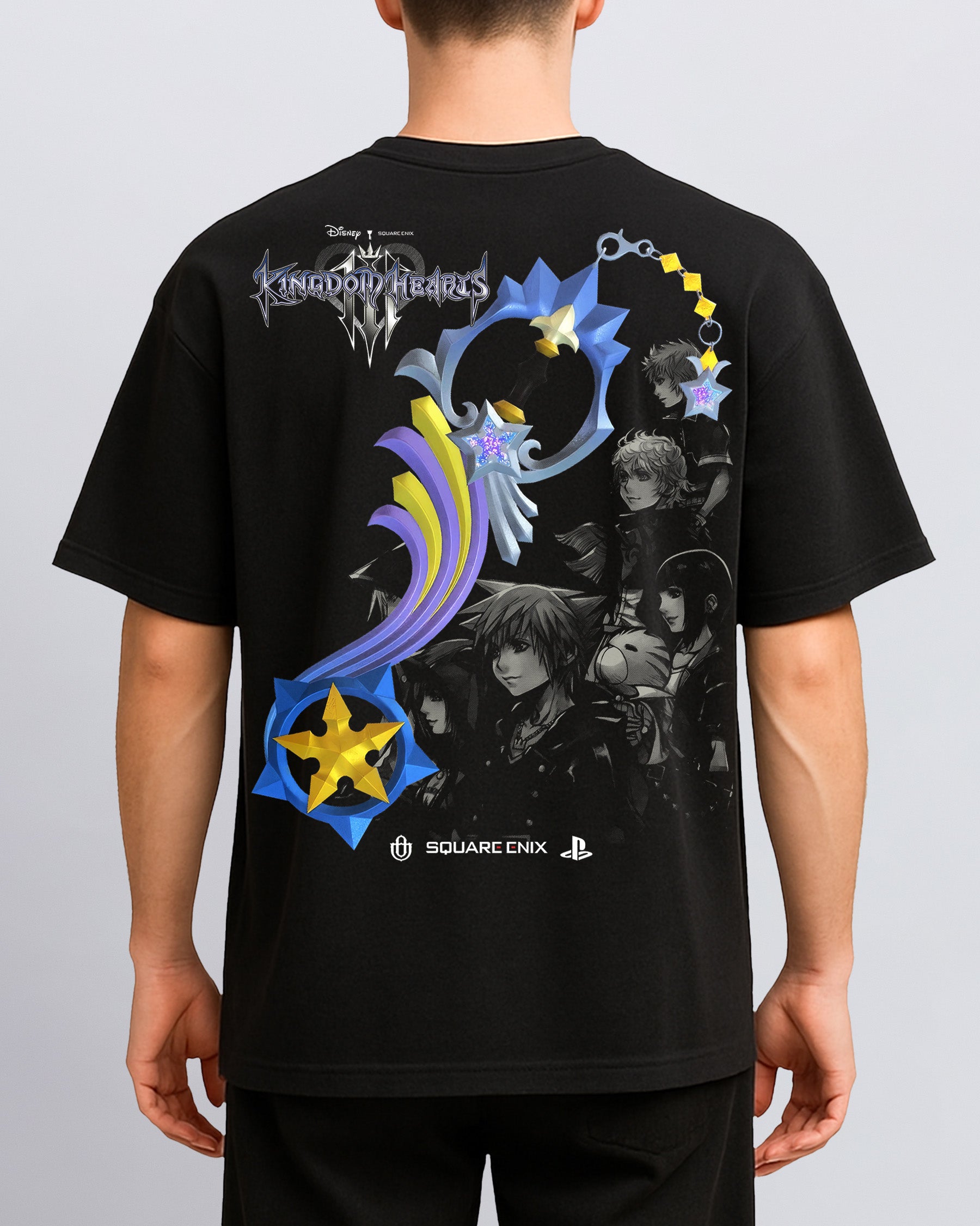 Video Games 'Kingdom Hearts 3 - Shooting Star Keyblade' Back T-Shirt