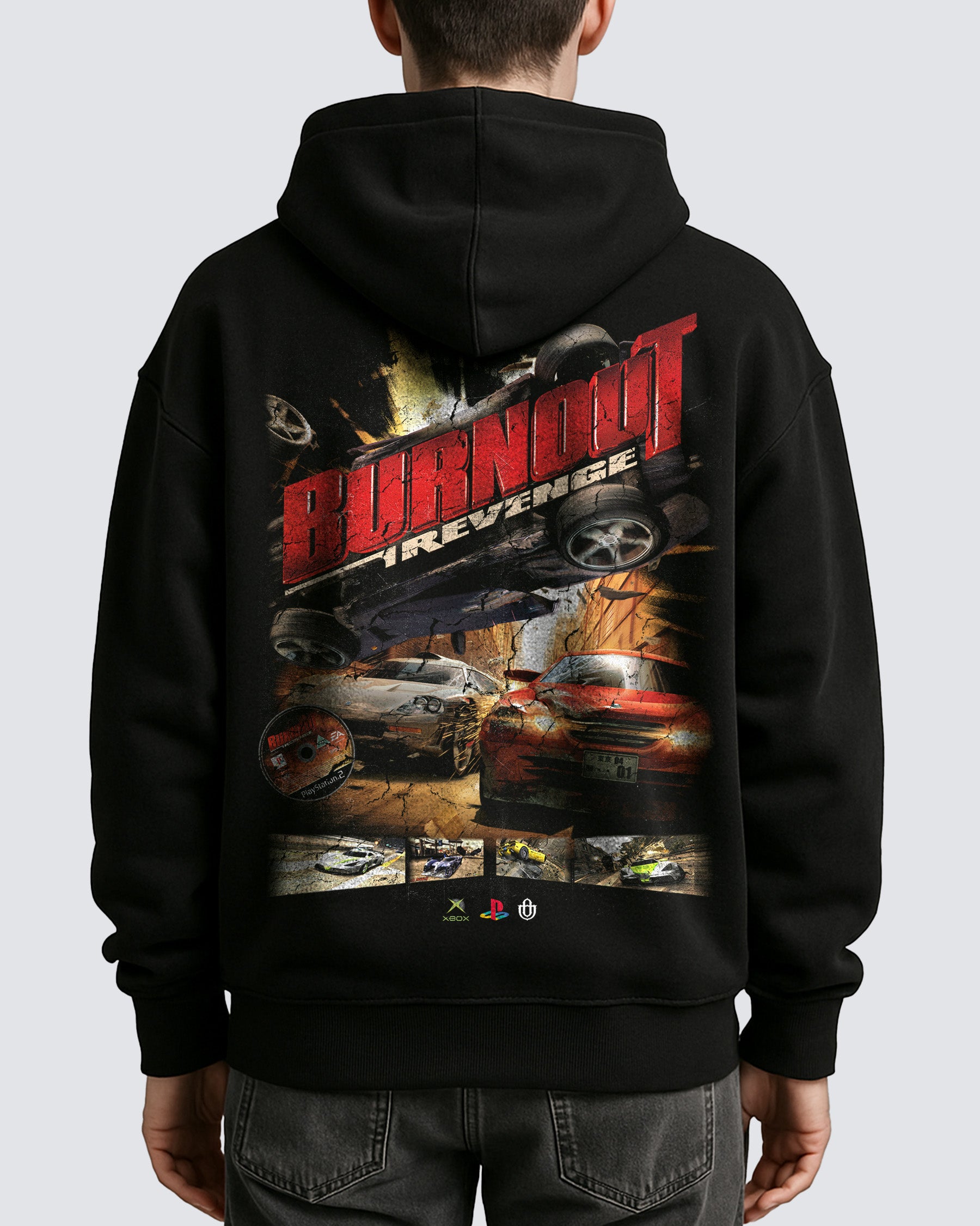 Video Games 'Burnout Revenge' Oversized Hoodie