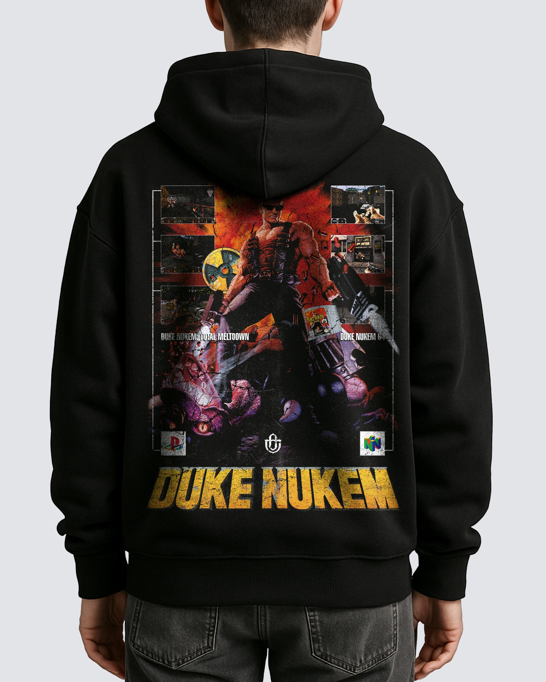 Video Games 'Duke Nukem' Oversized Hoodie