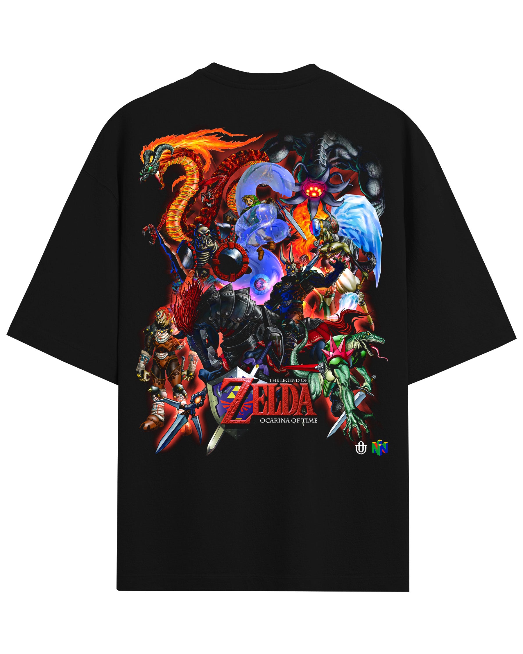 Video Games 'TLOZ: Ocarina of Time - Bosses Edition' Back T-Shirt