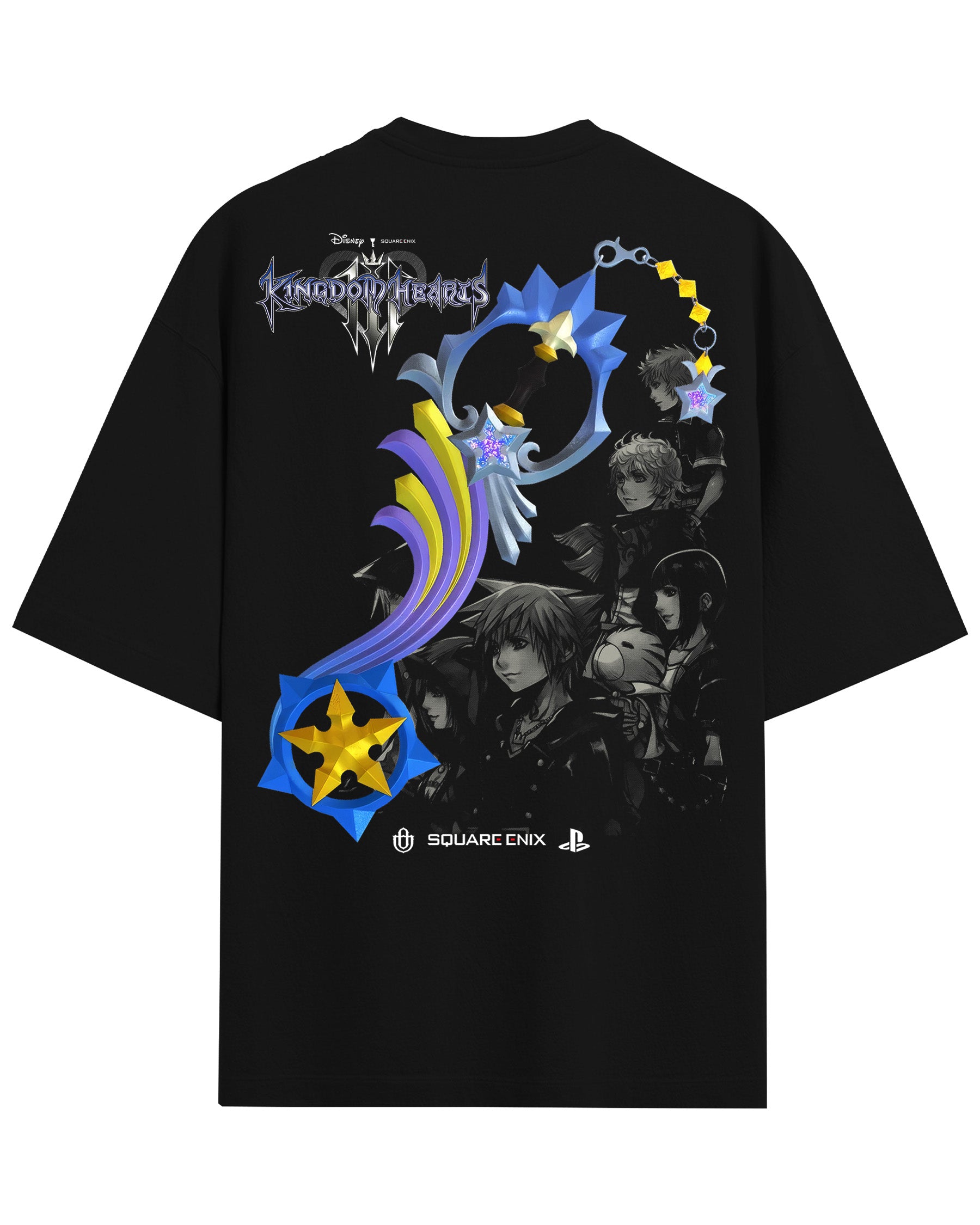 Video Games 'Kingdom Hearts 3 - Shooting Star Keyblade' Back T-Shirt