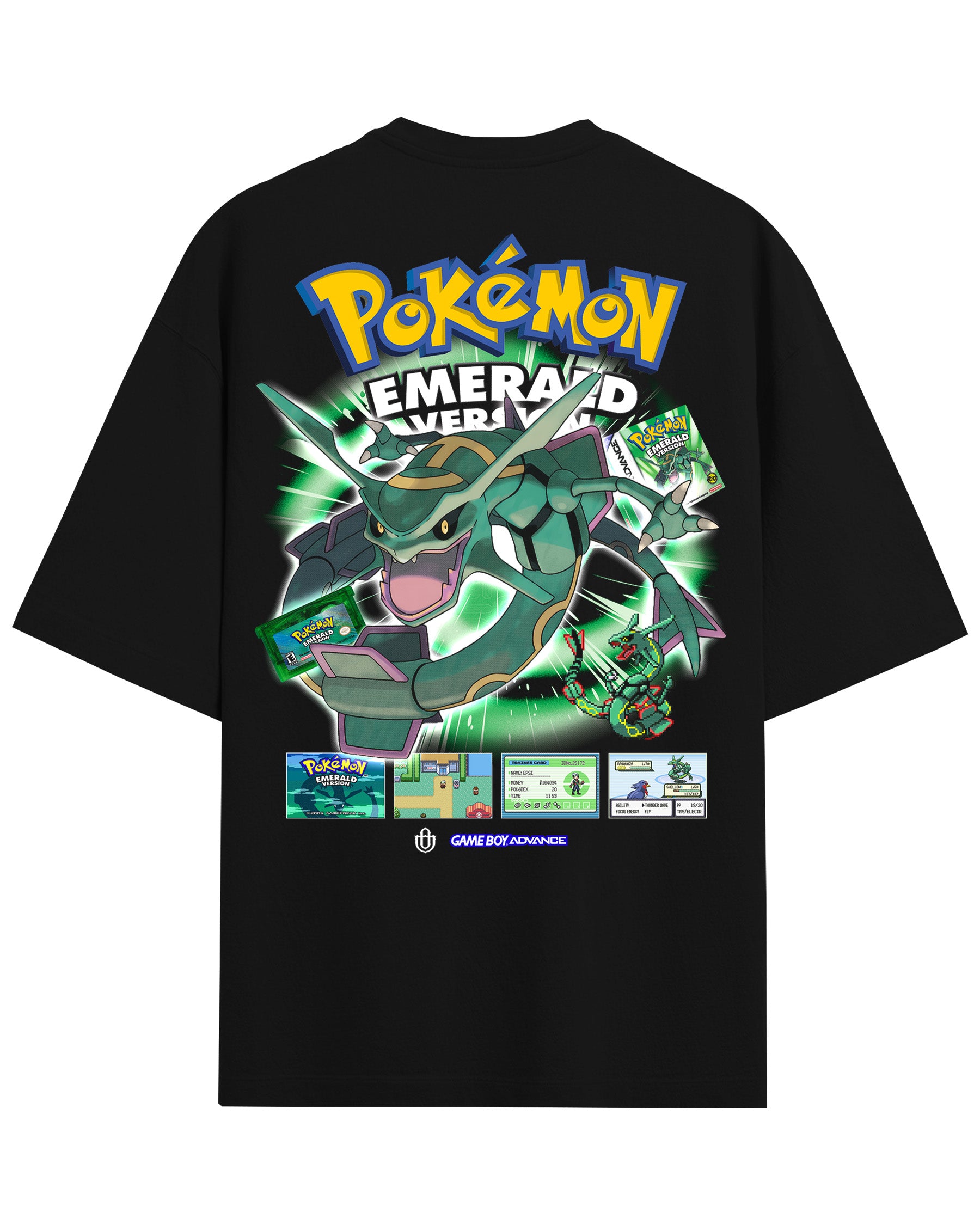 Video Games 'PKMN Emerald' Back T-Shirt