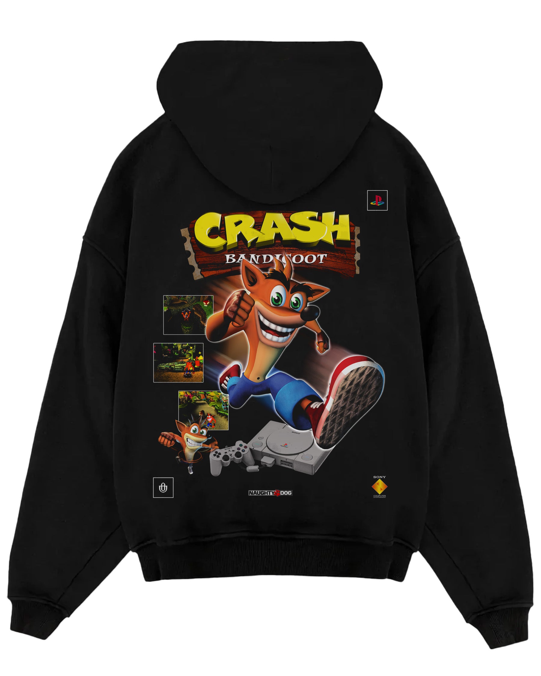 Video Games 'Crash Bandicoot v2' Oversized Hoodie
