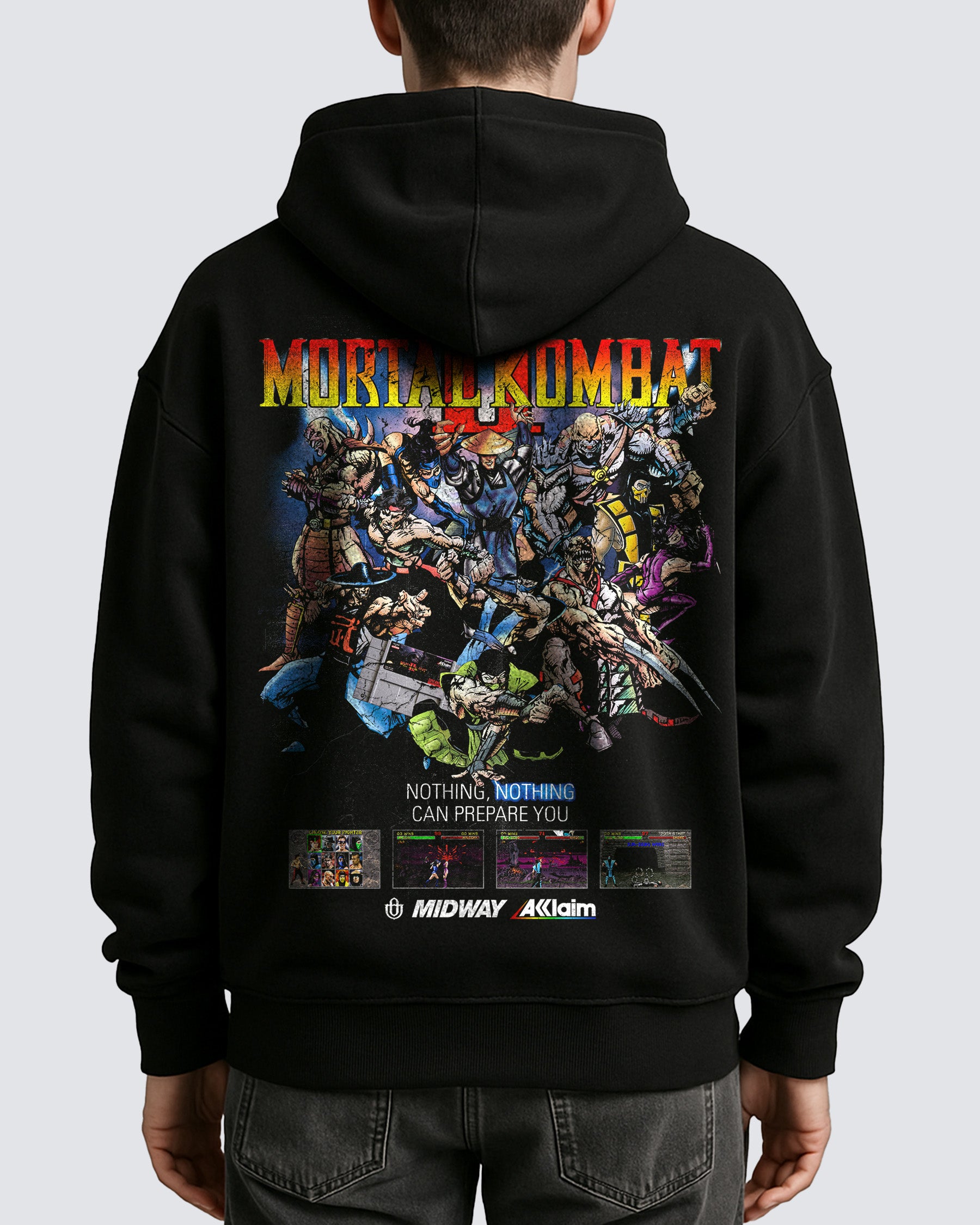 Video Games 'Mortal Kombat II' Oversized Hoodie