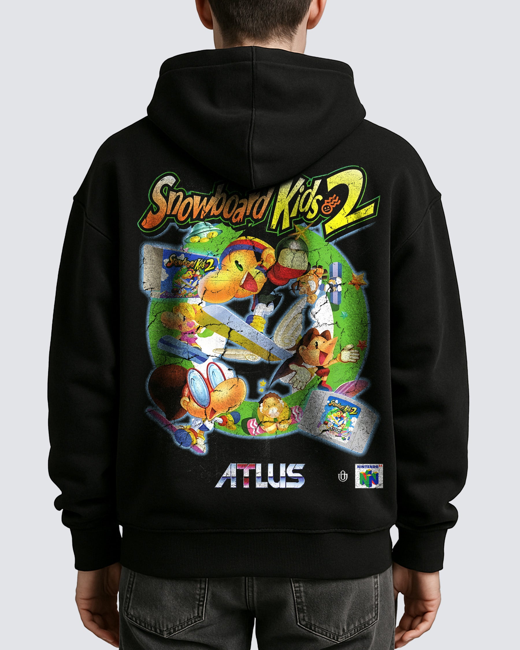 Video Games 'Snowboard Kids 2' Oversized Hoodie