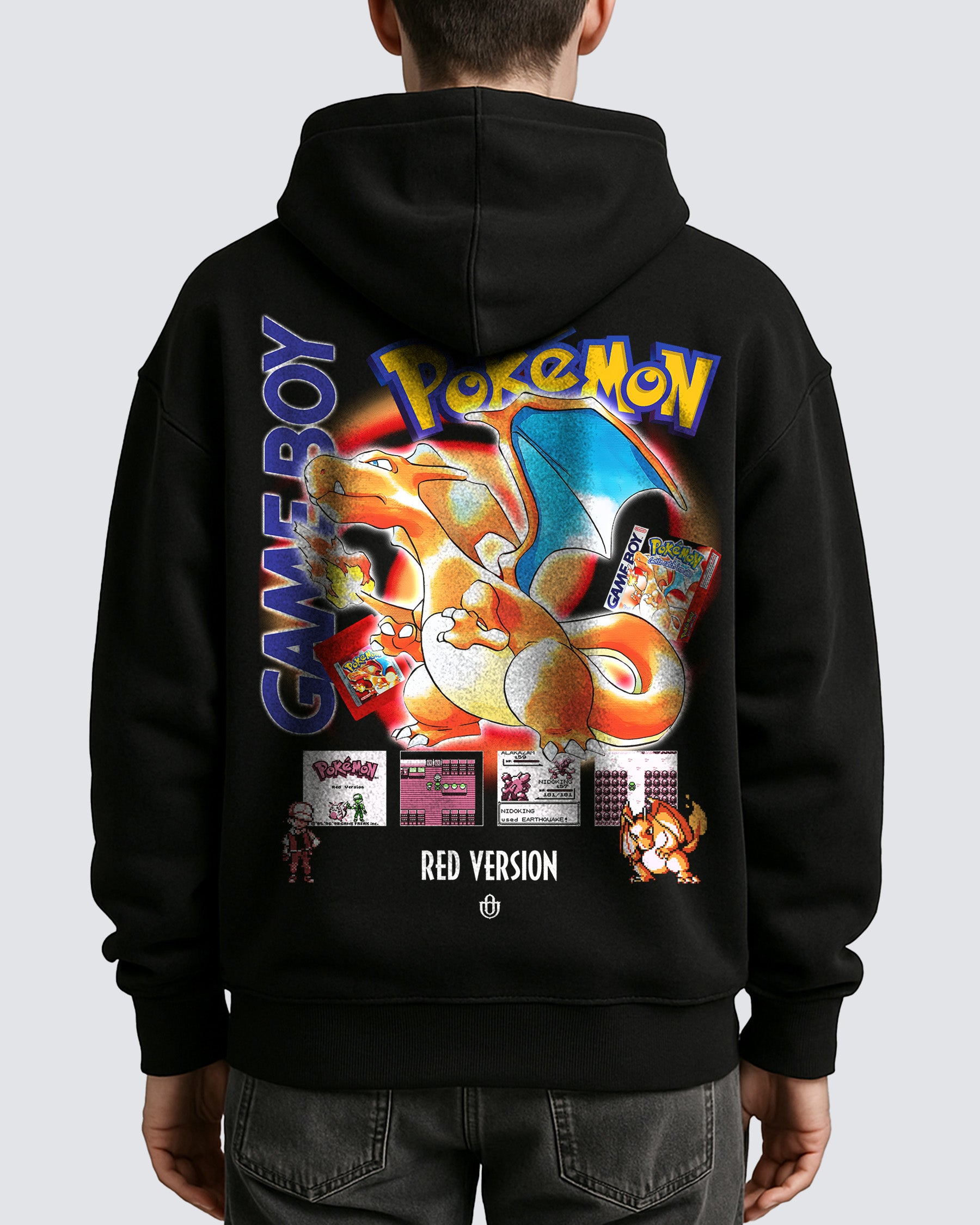 Video Games 'Pokemon Red Version' Oversized Hoodie