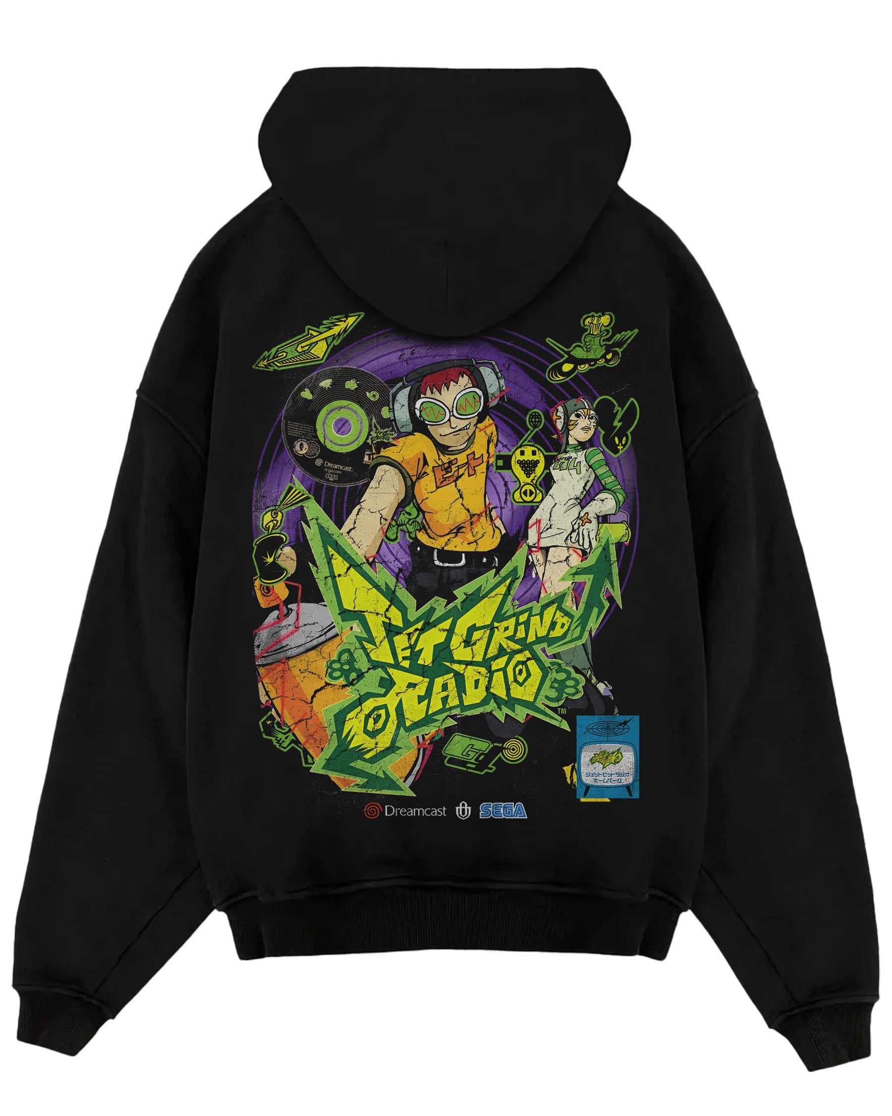 Video Games 'Jet Grind Radio' Oversized Hoodie
