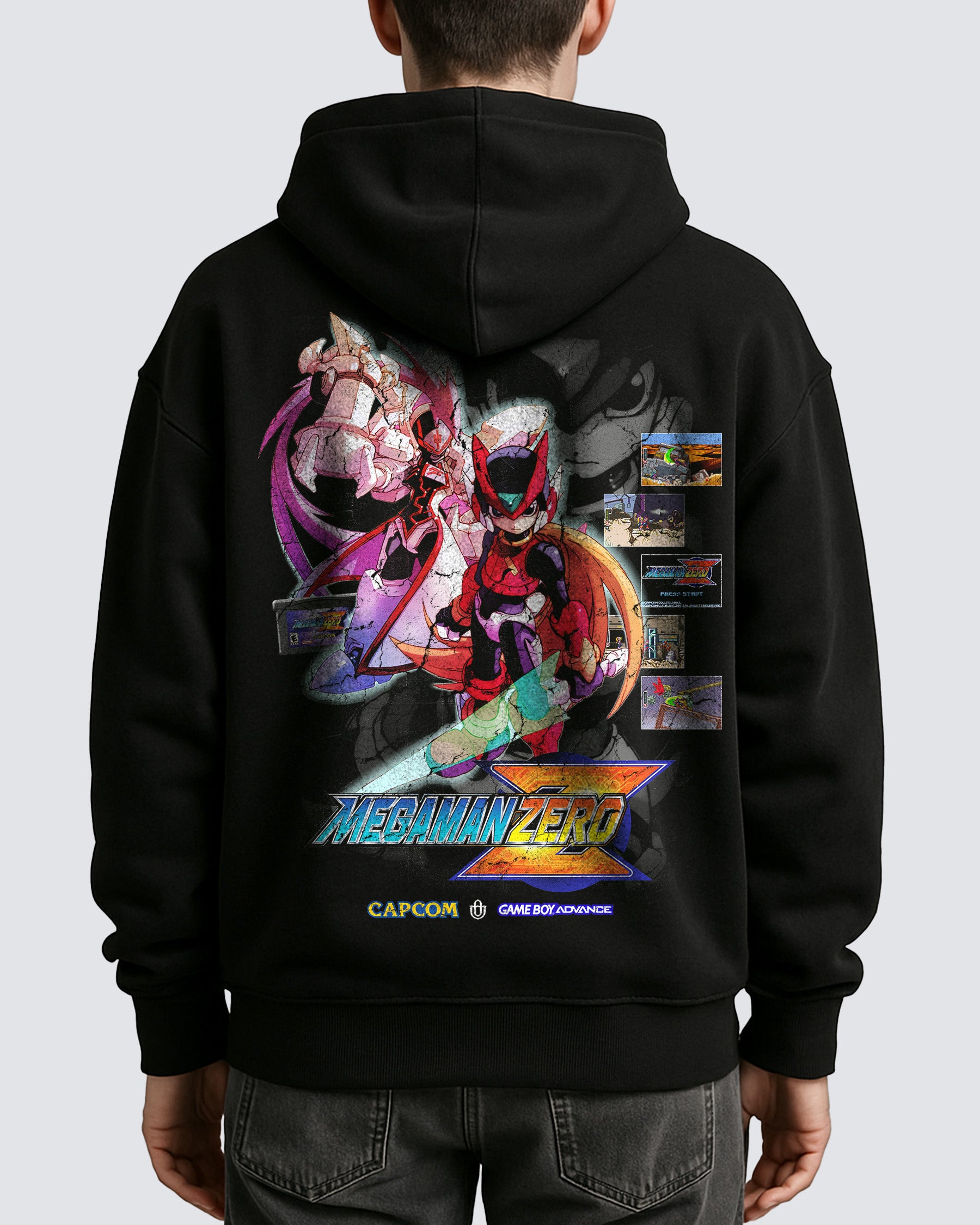Video Games 'Mega Man Zero' Oversized Hoodie
