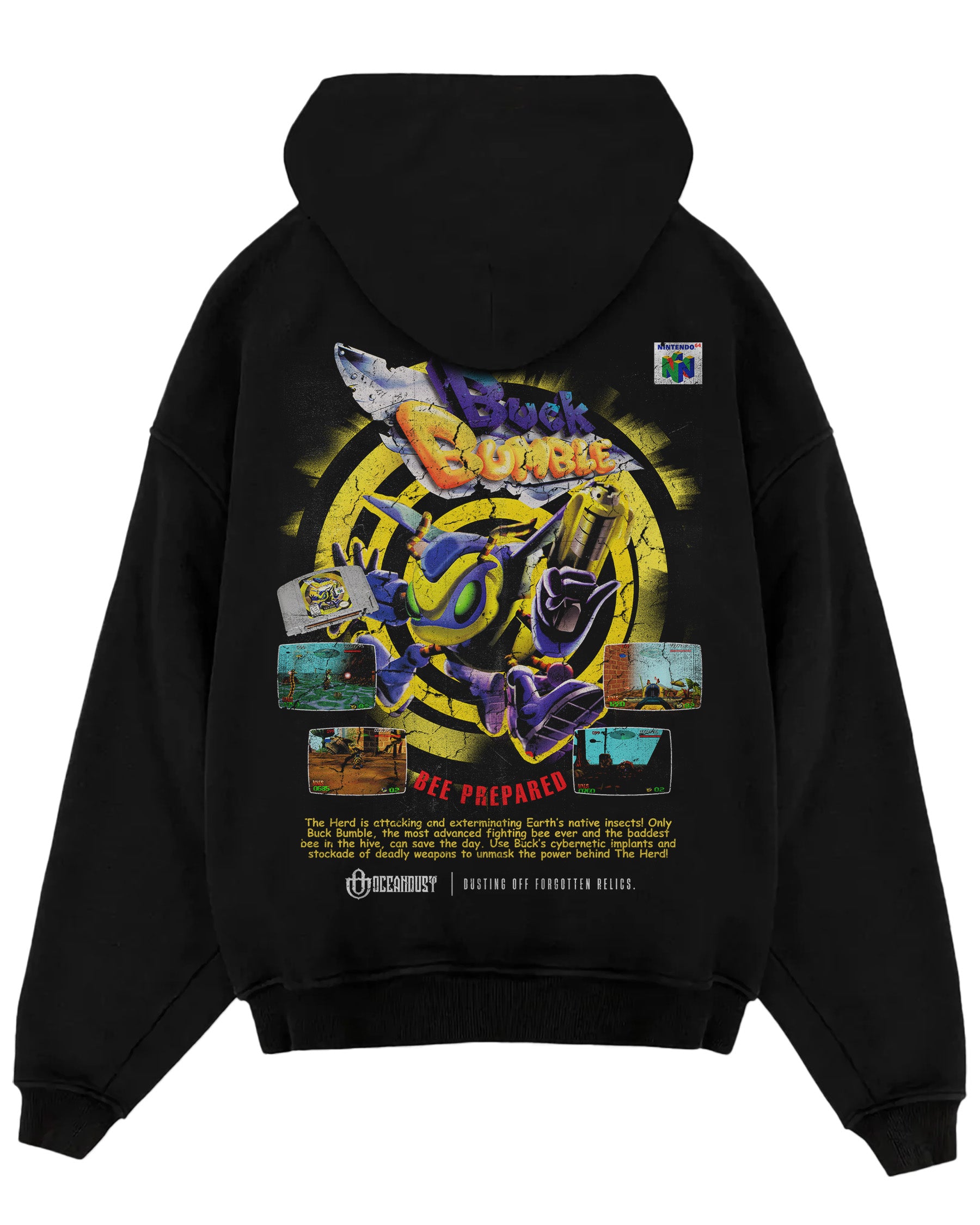 Video Games 'Buck Bumble 64' Oversized Hoodie