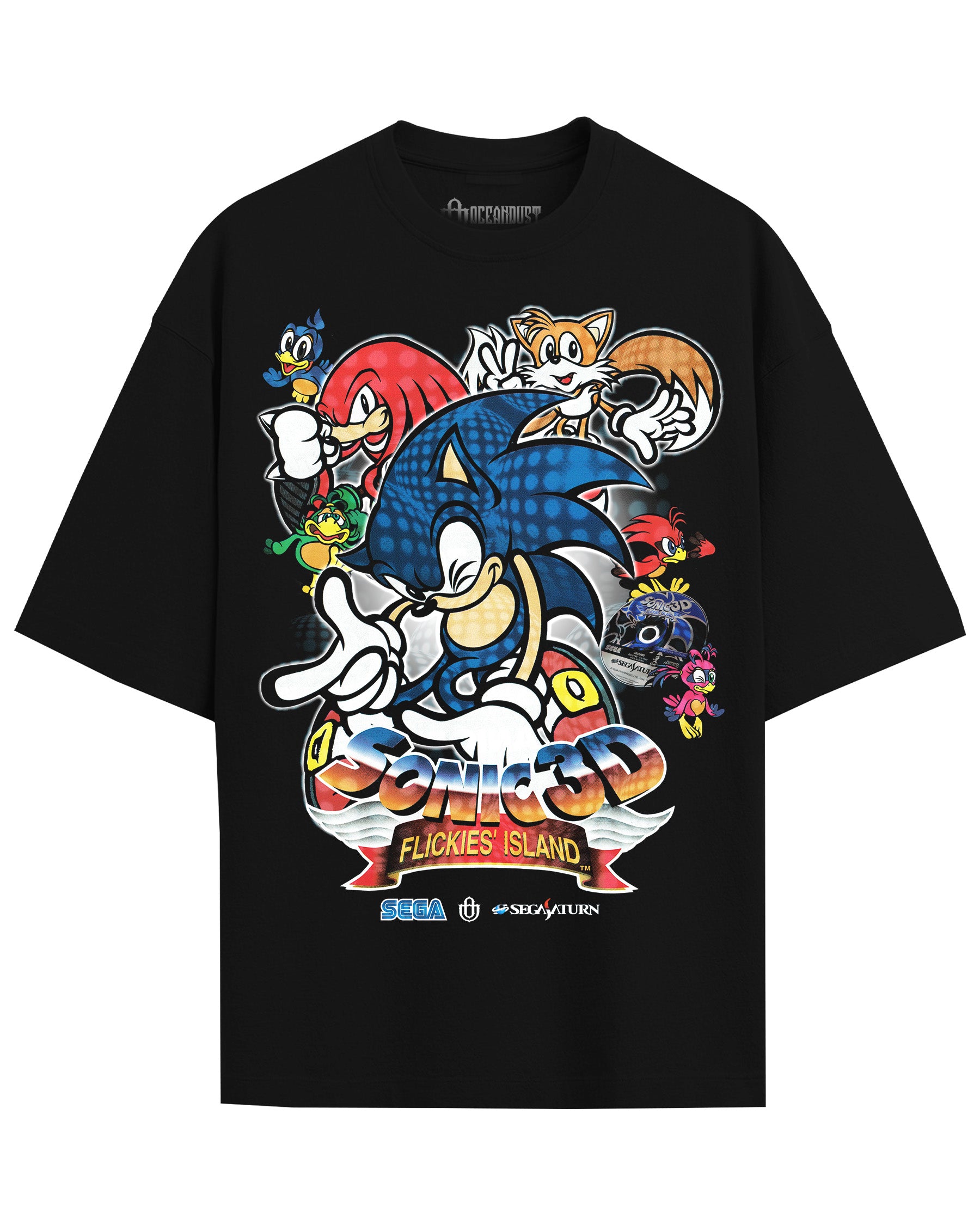 Video Games 'Sonic 3D Flickies' Island v2' Front T-Shirt