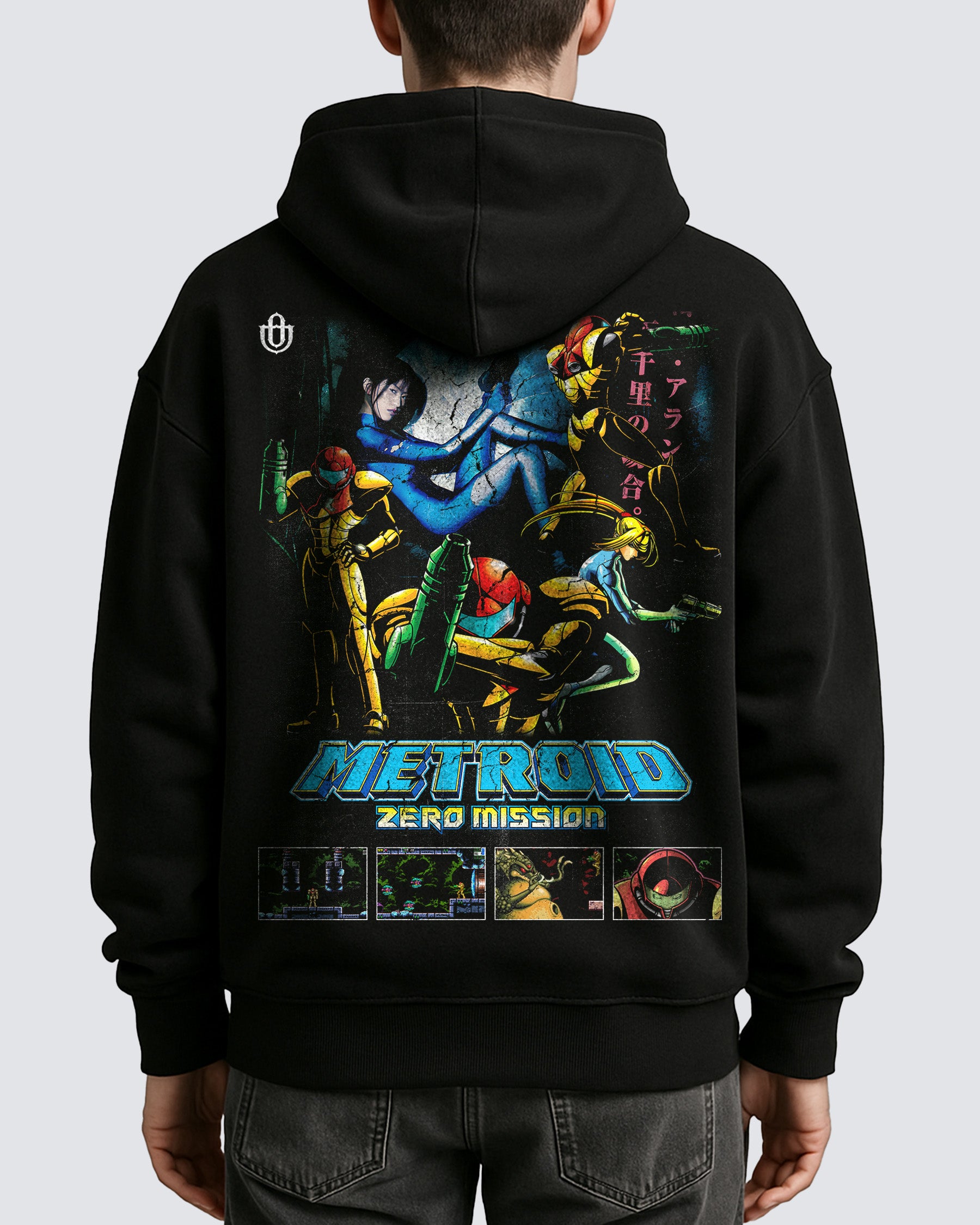 Video Games 'Metroid Zero Mission' Oversized Hoodie